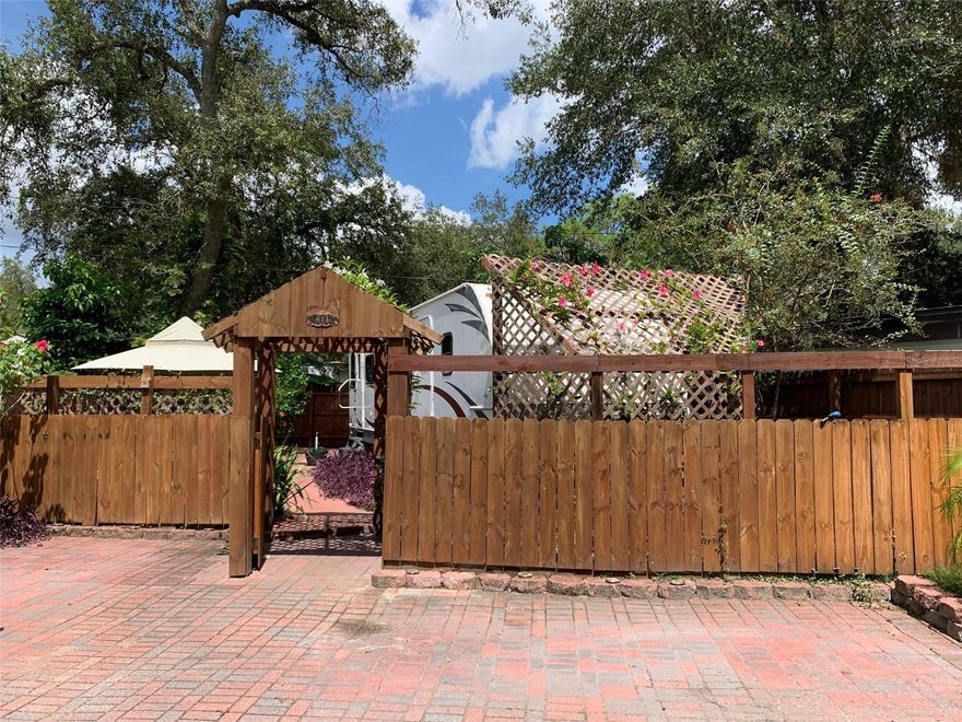 Trailer in RV park for rent. One bedroom and one bathroom with fenced in yard and utility shed. Located near West Orange trail and close to bus route, shopping, hospital, 30 minutes from Disney. Rent includes water, sewer, garbage pick up, gated community with virtual guard, swimming pool, basketball, shuffleboard, mini-golf and much more