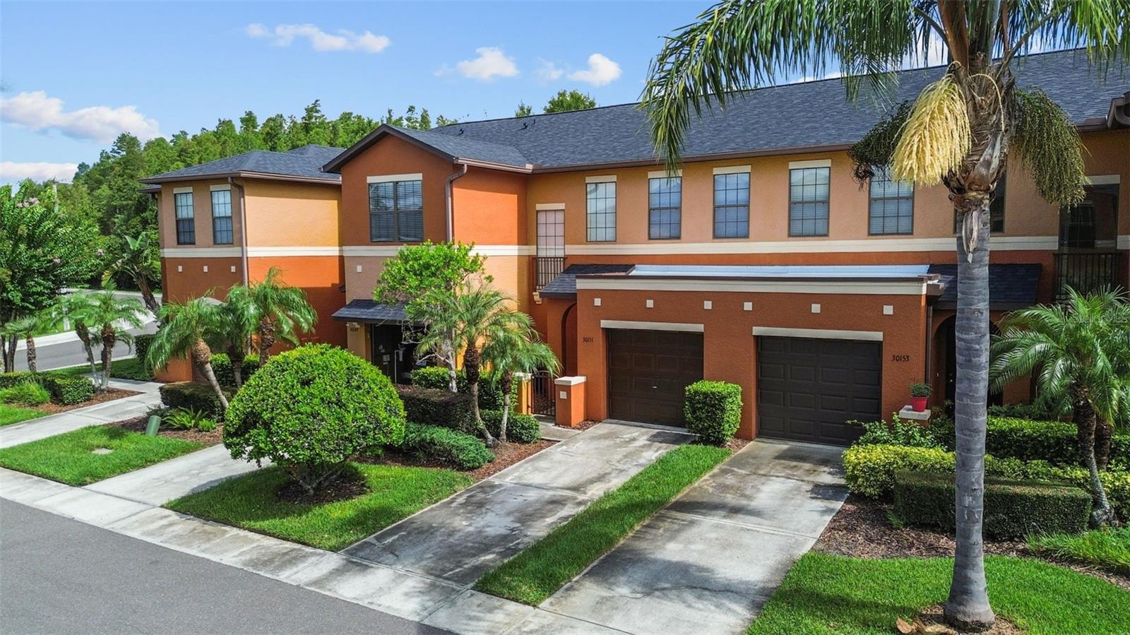Welcome Home to Tullamore in Meadow Pointe!
Enjoy maintenance-free living in the desirable gated community of Tullamore -- a fantastic location close to shopping, dining, major interstates, and more. This beautifully updated townhome offers nearly 1,300 sqft of light-filled living space with soaring ceilings and large windows throughout plus a one-car attached garage -- super rare!
Step through the charming gated front porch into a welcoming foyer, flowing into spacious formal living and dining areas. The kitchen is a true highlight, featuring gorgeous cabinetry, stone counters, granite surfaces, stainless steel appliances, and ample workspace.
This well-maintained townhome offers two generous master suites, each with its own private bath and large walk-in closet -- ideal for guests or roommates. Recent updates include fresh interior paint, new vinyl plank flooring, a 2022 AC unit, and a brand-new roof in 2024 (maintained by the HOA).
Relax on your screened lanai and enjoy peaceful views and the sounds of nature. Added peace of mind comes with all community assessments fully paid off.
HOA fee covers lawn care, pest control, water, trash, sewer, and gated security.
Families will appreciate access to top-rated schools just minutes away -- Wiregrass Elementary (6/10), Dr. John Long Middle (9/10), and Wiregrass Ranch High (7/10) -- with nearby charter options like Union Park and Pinecrest Academy.
As a resident of Meadow PointeII, you’ll also have access to fantastic amenities, including a fitness center, swimming pool, playground, basketball courts, tennis courts, and more.
Schedule your showing today!