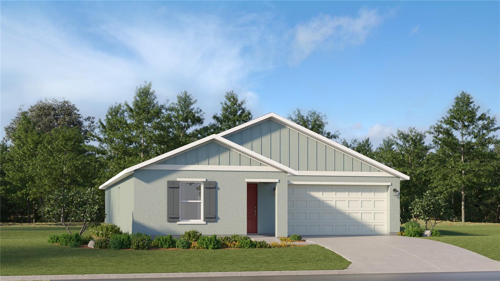 Under Construction. This new single-story home maximizes space and emphasizes convenience. The open-concept layout integrates the family room, dining room and kitchen with a central island, facilitating effortless transitions between rooms for easy entertaining during gatherings. On the opposite side of the home are all three bedrooms, including the peaceful owner’s suite with an attached bathroom and walk-in closet. Marion Oaks is located in a growing prime location with one-of-a-kind homes and proximity to medical facilities, shopping, dining, and more!