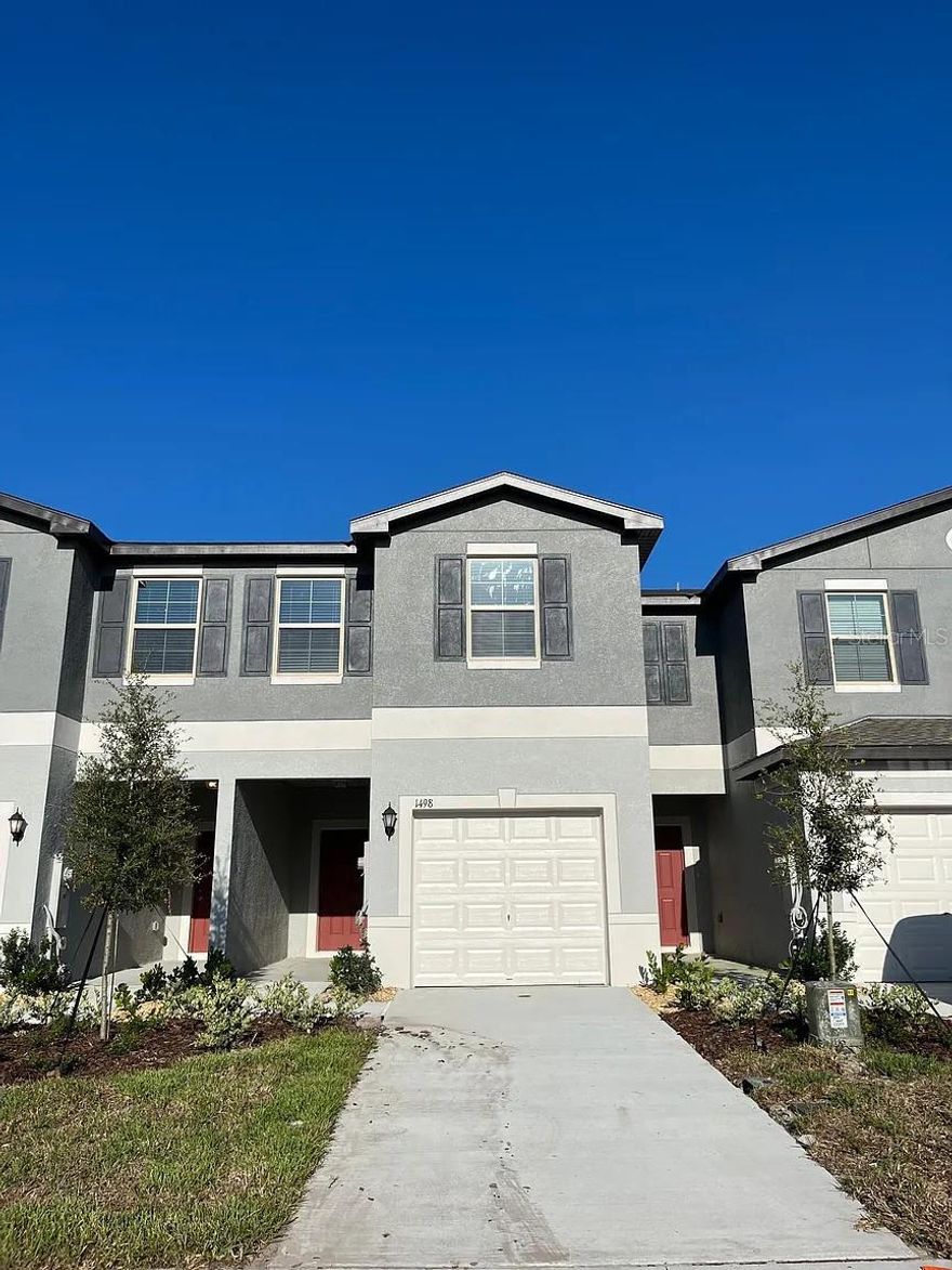 Tenant occupied, need at least 24 hour ahead of time , call listing agent for the showing request. Welcome to 1498 Cassius St, Lutz, FL 33549, a clean and well-kept 3-bedroom, 2.5-bath townhome in the gated community of Willow Square. The home offers a bright open layout, a functional kitchen with full appliances, a half bath downstairs, and a screened back porch with NO real neighbors.

All three bedrooms are upstairs, including a spacious primary suite with a walk-in closet and an ensuite bath with dual sinks and a walk-in shower.

The community features a pool and is conveniently located near I-75, shopping, dining, and medical facilities.

This home is move-in ready and available for rent. Contact me to schedule a private showing.