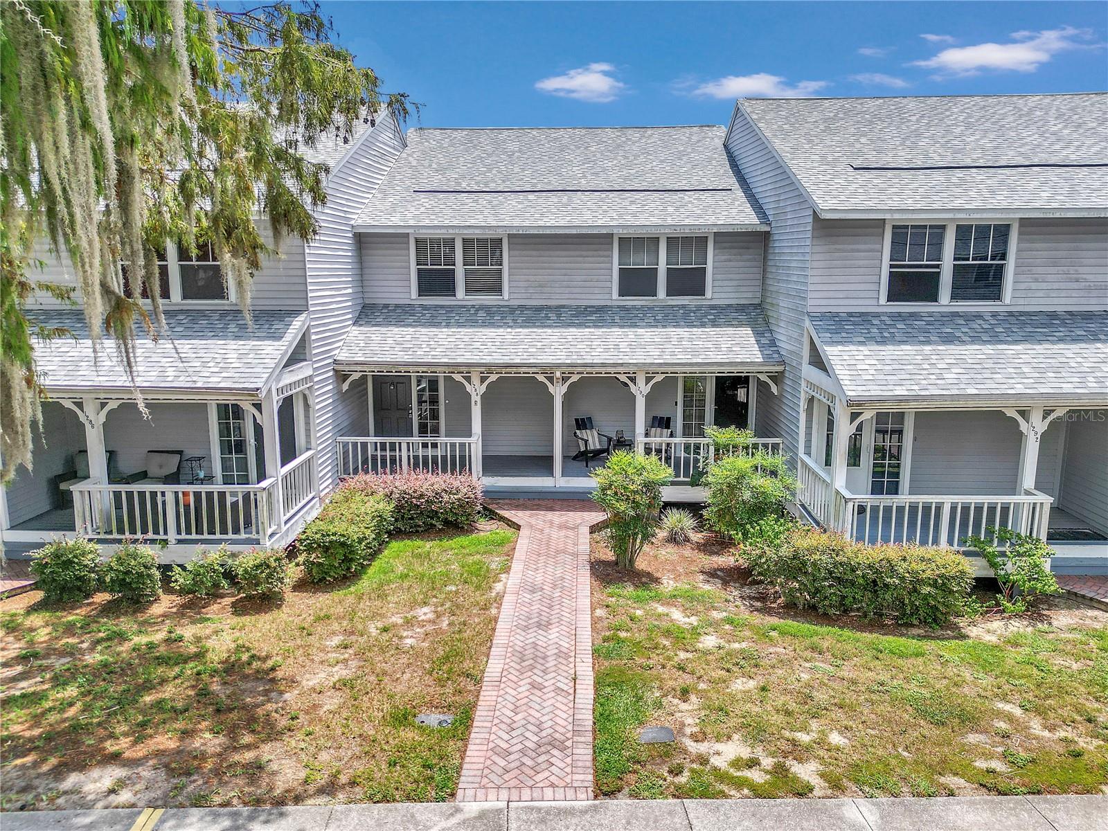 LAKE LIFE with your own private boat ramp with Maintenance free Living!...This 2 BD/2.5 BA multi-level townhome is perfectly placed amongst the Tsala Apopka Chain of Lakes, in the waterfront stay and play community of Cypress Cove. Upon arrival you can just sense that water is nearby with the Key West architectural style of the exterior, especially the spindle & corbel adorned front porch. 30 year architectural roof in 2023. The interior of the home features the common area downstairs with laminate flooring, a half bath, a living room/dining room combo & a slider that opens to the screen enclosed porch. The kitchen features a breakfast bar, granite countertop, tiled backsplash & a closet pantry. For dramatic effect, a spiral staircase takes you to 2 bedrooms, both have their own private bathrooms on the upper level. The primary bedroom features a slide that opens to a balcony for evening cocktails, a good read or just a quiet place to unwind & dream about which lake you are going to fish on next. Cypress Cove Community offers a pool, gazebo & a private boat ramp. The boat ramp is on a canal that provides direct access to Little Lake Spivey directly behind the community, Big Lake Spivey to the east & out to the rest of the chain of lakes. Conveniently, Big Lake Henderson is directly across Gulf to Lake Highway, where a public boat ramp is located as well. Jump on the Withlacoochee State Trail nearby for biking, skating or taking your dog for a quiet walk. . Only 1 mile to Downtown Inverness. Only 5 minutes to Liberty & Wallace Brooks Parks, shopping, restaurants & the Historic Valerie Theatre. If you love to fish this is the prime spot!
