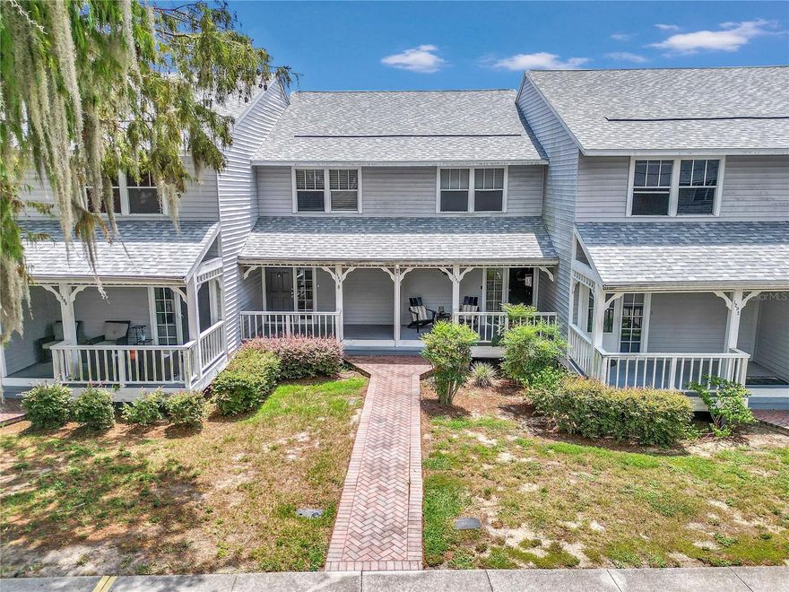 LAKE LIFE with your own private boat ramp with Maintenance free Living!...This 2 BD/2.5 BA multi-level townhome is perfectly placed amongst the Tsala Apopka Chain of Lakes, in the waterfront stay and play community of Cypress Cove. Upon arrival you can just sense that water is nearby with the Key West architectural style of the exterior, especially the spindle & corbel adorned front porch. 30 year architectural roof in 2023. The interior of the home features the common area downstairs with laminate flooring, a half bath, a living room/dining room combo & a slider that opens to the screen enclosed porch. The kitchen features a breakfast bar, granite countertop, tiled backsplash & a closet pantry. For dramatic effect, a spiral staircase takes you to 2 bedrooms, both have their own private bathrooms on the upper level. The primary bedroom features a slide that opens to a balcony for evening cocktails, a good read or just a quiet place to unwind & dream about which lake you are going to fish on next. Cypress Cove Community offers a pool, gazebo & a private boat ramp. The boat ramp is on a canal that provides direct access to Little Lake Spivey directly behind the community, Big Lake Spivey to the east & out to the rest of the chain of lakes. Conveniently, Big Lake Henderson is directly across Gulf to Lake Highway, where a public boat ramp is located as well. Jump on the Withlacoochee State Trail nearby for biking, skating or taking your dog for a quiet walk. . Only 1 mile to Downtown Inverness. Only 5 minutes to Liberty & Wallace Brooks Parks, shopping, restaurants & the Historic Valerie Theatre. If you love to fish this is the prime spot!