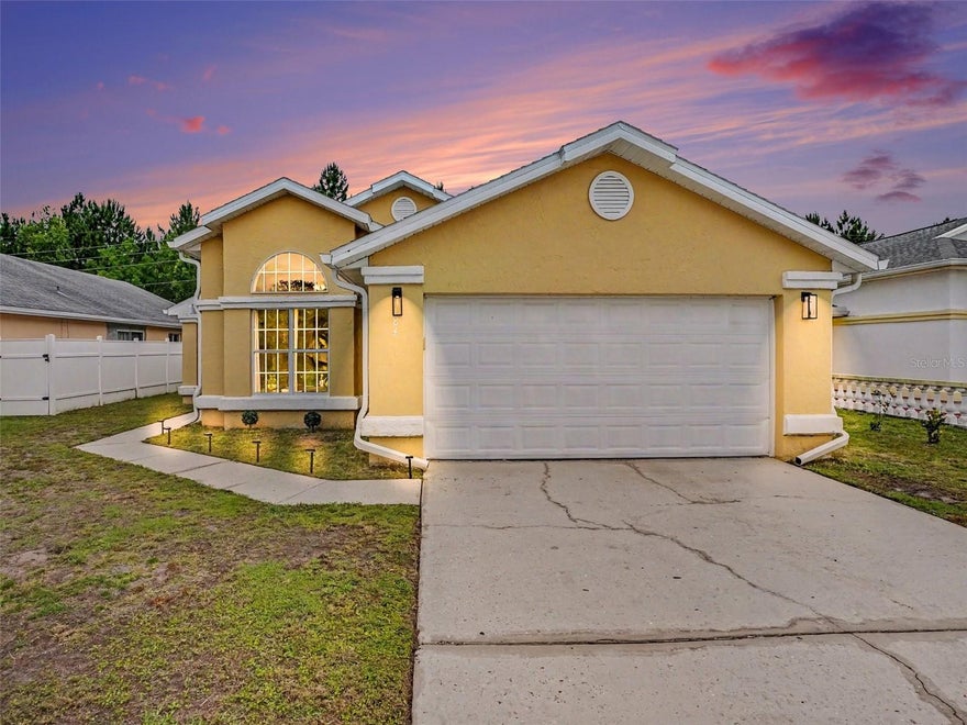 Well maintained home in the heart of BVL(buena ventura lakes) is just missing a new home owner. This gem backs into a conservation with absolutely no rear neighbors where you'll get to see the peace and wildlife first hand while also being close to major shopping centers, restaurants and nearby access to the Turnpike. Featuring 3 Bedrooms and 2 Full bathrooms an inviting Living room and large open Kitchen as the heart of the home. You'll love to hear that this home has NO HOA and NO CARPETS and comes fully fenced. If convenience and a well cared for home is what you're looking for well you found it. Roof, HVAC, plumbing has all been redone within the last 5 years the only thing to be concerned is you being one of the first to book an appointment before it gets away.