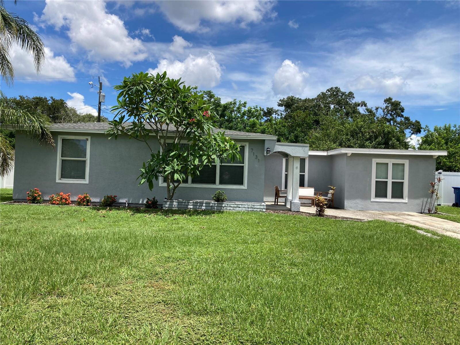 Welcome to a move-in ready, updated single-family home in the desirable Meadowlawn neighborhood. This 3-bedroom, 2-bath home features an open layout with a stylishly renovated kitchen, stainless steel appliances, modern flooring, and fresh interior paint. The spacious bonus room offers great flexibility for a home office, playroom, or guest space.
Enjoy a beautifully upgraded master bath with double vanity and granite counters. The large fenced backyard is perfect for entertaining. Conveniently located near I-275, Downtown St. Pete, shopping, and top-rated schools.
Dishwasher, Washer and Dryer for Convenience Only.
Three small pets considered. Pet Restrictions: No aggressive animals. No dogs listed on the aggressive breed list or mix thereof. All animals must be approved through petscreening website. Fees may be applicable
$75 App Fee/Adult, $300 Non-Refundable Pet Fee Per Pet, Security Deposit Equal to One Month's Rent, $75 Tenant Annual Processing Fee Per Household After Acceptance.