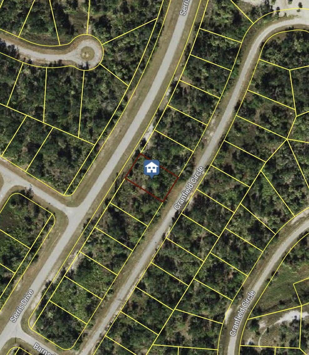 Excellent opportunity in the City of North Port! This 10,000 sq ft lot lies between Cranfield Circle and Serris Drive and is located in the AC-10 zoning district, an activity center that allows a diverse mix of residential, commercial, and industrial uses. Situated in Flood Zone X for added peace of mind, this property is ready for your vision. Conveniently located near shopping, dining, schools, and just a short drive to Gulf beaches!