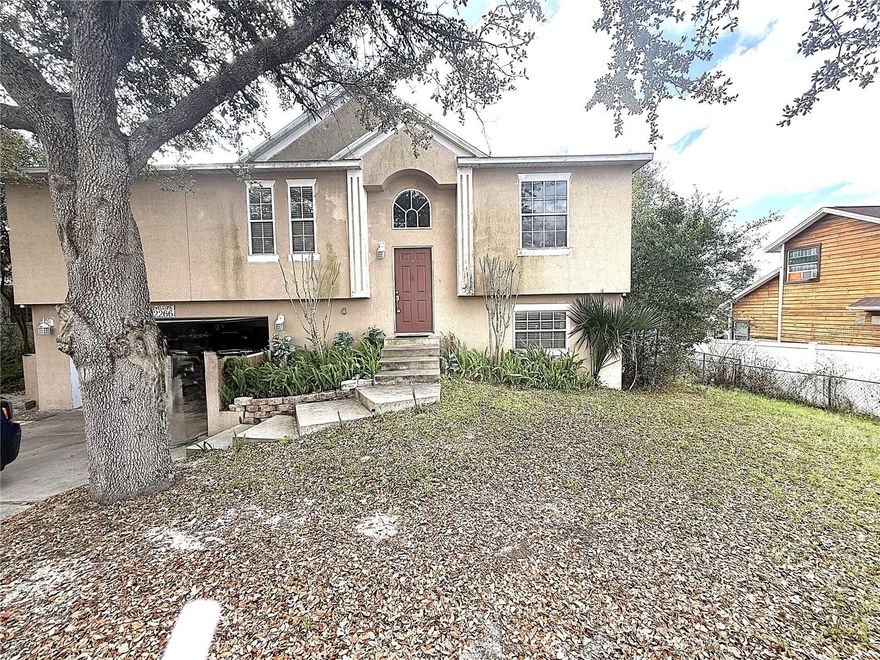 Beautiful 4-bedroom, 3-bathroom home in Deltona offering exceptional value for buyers seeking affordability, space, and long-term potential. This multi-level layout provides generous living areas and is priced to sell, making it an excellent opportunity for first-time home buyers or investors. The lower level includes a small kitchenette, two bedrooms, and a full bathroom—ideal for extended family, guests, or flexible living arrangements. Upstairs, you’ll find a full kitchen, the primary bedroom with ensuite bath, plus an additional bedroom and bathroom. While the home needs minor cosmetic updates and TLC, it offers solid bones, a spacious layout, and a convenient location near the interstate, shops, restaurants, and medical facilities. The garage door will need replacement, giving the next owner a chance to update it to their preferred style. Property is being sold as-is. Tenant-occupied until 5/31/26. At this price point, this one will not last. SELLER IS MOTIVATED.