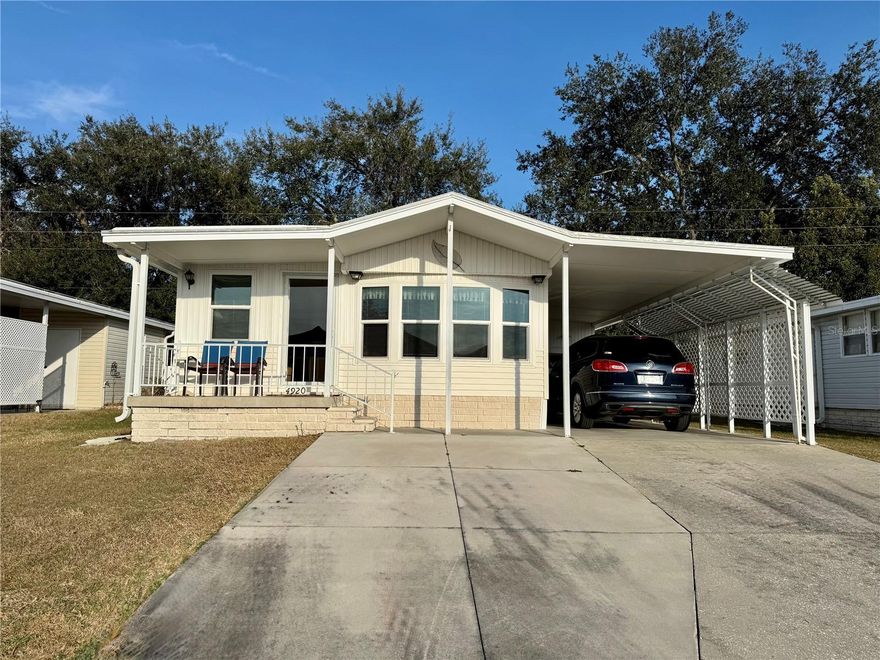 Easy Living in a Comfortable, Updated 2-Bedroom HomeIf you’re looking to simplify without sacrificing comfort, this thoughtfully updated 2-bedroom, 1-bath home offers the perfect blend of convenience and low-maintenance living.Major improvements have already been taken care of, including all new windows (2023), new exterior doors (2024), and a new refrigerator (2023) — helping reduce upkeep and providing added energy efficiency and peace of mind.Inside, you’ll find a spacious living room ideal for relaxing or hosting family and friends. The dining area opens to the kitchen, creating an easy, functional flow for everyday living.The large primary bedroom offers exceptional built-in storage with two closets and multiple drawers, minimizing the need for additional furniture. The second bedroom connects to the primary bedroom and features a private door leading to the porch and patio — perfect for enjoying morning coffee, gardening, or accommodating overnight guests.The bathroom includes a walk-in shower and comfort-height (high-boy) toilet, designed with accessibility and ease in mind.The air conditioner was installed in 1990 and has been used only seasonally during winter months, resulting in significantly fewer operating hours than typical systems.Whether you’re downsizing, seeking single-level convenience, or simply looking for a manageable home with recent updates, this property offers comfort, practicality, and relaxAmerican Condominium Park is a 55+ gated community with heated pool, clubhouse, exercise room, sauna, hot tub, tennis/pickleball courts, horse shoe pits, shuffleboard, and many more amenities.  A friendly active community with dances, dinners, and entertainment.  Perfect for full time affordable living and cost effective for snow birds.  No rent as you own the land.  Reasonable monthly fee that maintains the common elements and amenities for your use.  The shed is plumbed and has a washer and dryer, and space for extra storage!  Schedule a showing today!