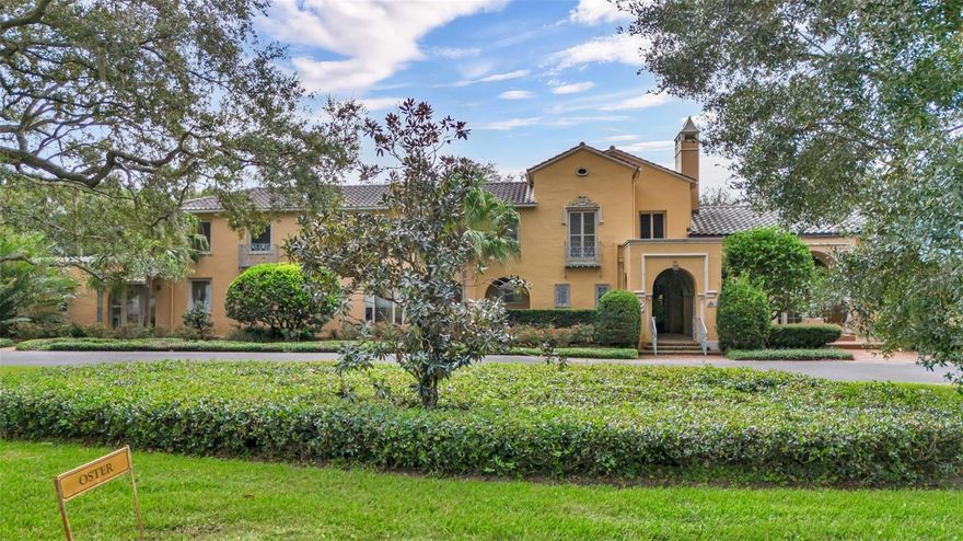 Step into a world of timeless elegance with this extraordinary lakefront estate, originally built in 1928 and meticulously preserved to offer both classic charm and modern luxury. Nestled on a beautiful 1.36 acre lot with breathtaking lake views, this five-bedroom, six-bathroom home (including the guest apartment), is the perfect blend of architectural grandeur and serene lakeside living. Upon entering, you’ll be captivated by the home’s gracious flow and thoughtful design. The spacious living areas are inviting with large windows that collect natural light and offer panoramic views of the tranquil lake. The kitchen is thoughtfully laid out with ample cabinet space and a large pantry. The spacious master suite overlooks the water, and features extensive closet space and updated en suite bath. Each bedroom offers generous space and its own en suite bath, providing both comfort and privacy for family and guests. A rare find, this estate also includes a full attached guest apartment, offering an ideal retreat for extended family, visitors, or even the potential for rental income. The ample apartment is complete with a private entrance, large living area, full kitchen, bedroom, and bath, it offers privacy while still being part of the main residence. Outside, the estate’s oversized screened porch and patio offer expansive outdoor spaces that create the perfect setting for both entertaining and relaxing, and are accessible from both main living areas in the home. Whether hosting large gatherings, enjoying a quiet evening, or taking in the stunning sunsets over the lake, the outdoor spaces are designed for ultimate enjoyment. The lush grounds are meticulously landscaped, including mature trees, and abundant space for activities, all framed by the pristine beauty of the lakefront. Additional features include a delightful plunge pool for cooling off, an oversized carport set up for EV charging, and plenty of outdoor storage for water toys. This incredible home offers a rare opportunity to own a piece of history while enjoying the best in lakeside living. Don’t miss your chance to experience the charm, comfort, and luxury of this exquisite estate.