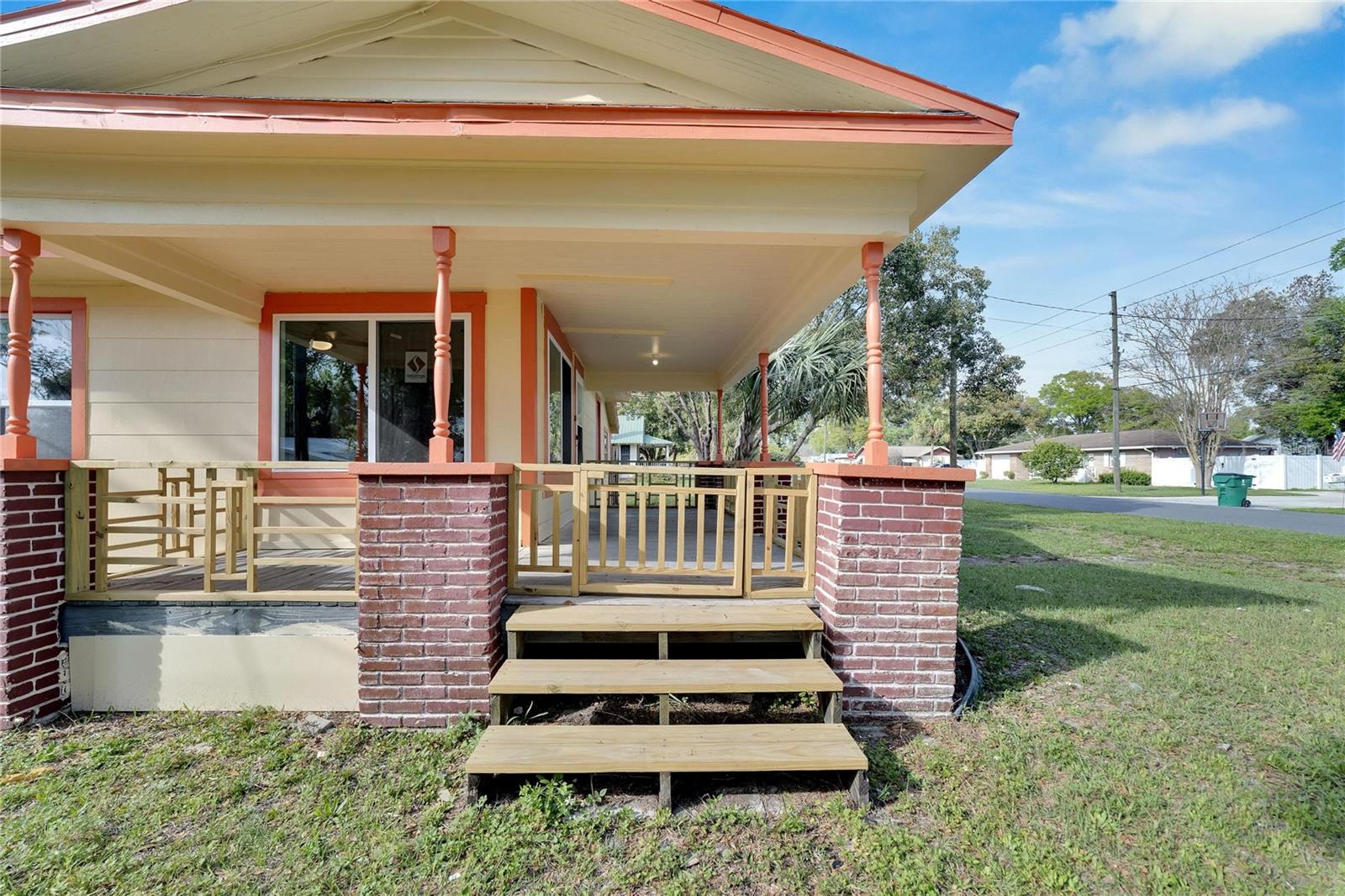 NEW ROOF REPLACED 7/2025 LOTS OF NEW UODATES! In growing area of Downtown Zephyrhills neighborhood. No HOA or CDD fee. This 3 bedroom 2 bathroom home move in ready. Property is located in the heart of Zephyrhills. Park your toys- camper, trailer, boat, or multiple vehicles. you will love the adorable new update fenced front porch! New windows! New floors! Fully updated bathrooms! Beautiful and bright living room with new & large windows and Tray ceiling. All of this is just steps away from all quaint downtown Zephyrhills has to provide including community parks, restaurants, shops and staples like Zephyrhills Brewing Company!