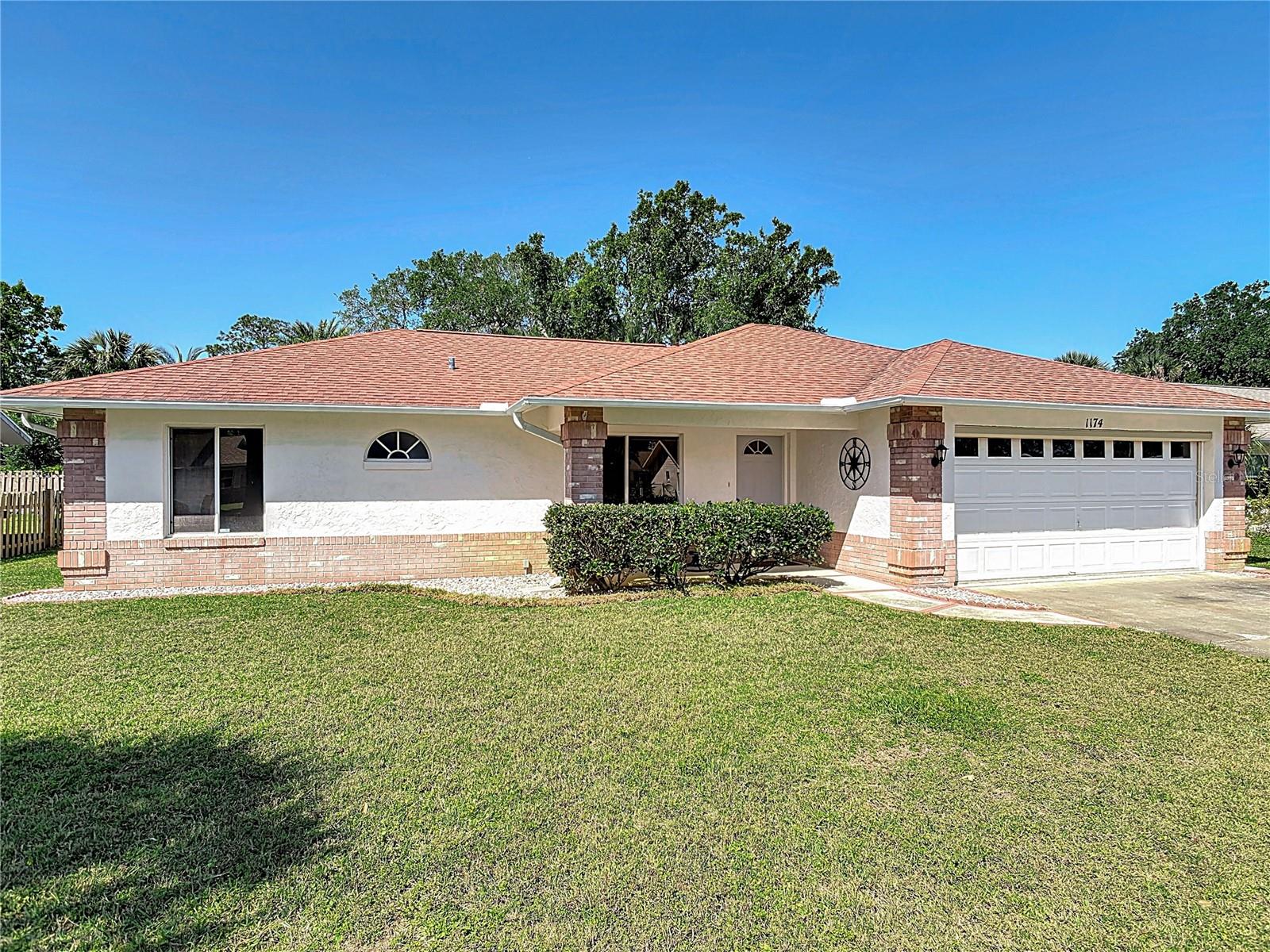 Newly renovated Daytona Beach house just 5 miles away from the ocean.
This 3 bedroom and 2 bathroom updated home offers plenty of space for everyone. New luxury Vinyl white oak flooring, painted interior and exterior, all new interior doors and door frames, all new baseboards , brand new kitchen cabinets with beautiful ship lap backsplash. This home has walk-in closets in all three bedrooms which is perfect for additional storage. Primary on suit with large walk-in closet located on the opposite side of the house for added privacy. 2 car garage for all all your toys. Step outside into your screened in patio and enjoy year round. Plenty of space in the backyard to start your own garden, add a fire pit or even a pool. Irrigation is in place and serviced to ensure proper care of the lawn. Pavers have been added on the side of the property along with landscaping rock that adds the finishing touch to this adorable Beach house. Roof (2018)