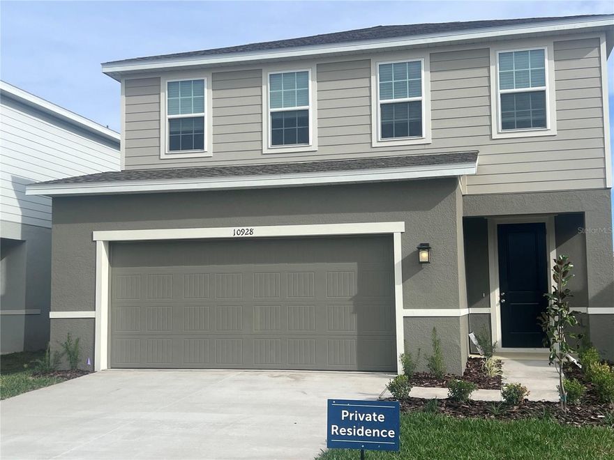 Brand new home just Built, be the first to live in it. Be ready to rent  this beautiful 5 bedrooms home, 3 bathrooms, 2 car garage, high ceilings, elegant quartz countertops, and gorgeous upgraded Tile flooring in the social areas. This two-story home has space for the whole family to enjoy! It boasts an open-concept living space, upstairs bonus recreation space, oversized his and her walk-in-closets, an upstairs laundry room for convenience, all brand new appliances, including Refrigerator and Washer/Dryer, granite countertops throughout and so much more. There is a guest bedroom on the first floor with all other rooms on the 2nd Floor. This home is located in the desirable Cypress Preserve community and residents have access to exciting amenities, including zero entry pool -a walking trails, Playground, dog park, jogging, and biking ect The local area boasts extensive shopping, dining and entertainment venues with an A+ Grated Schools. Come live in this lovely house and enjoy the real Florida family life!