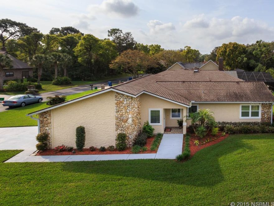 RECENTLY REMODELED HOME WITH NEW KITCHEN CABINETS WITH GRANITE COUNTER TOPS, NEW APPLIANCES, REMODELED MASTER BATH, NEW TILE AND CARPET....HOME BACKS UP TO THE GOLF COURSE....OPEN FLOOR PLAN...LOCATED IN THE SPRUCE CREEK-FLY IN COMMUNITY WHICH HAS A 4,000' RUNWAY WITH A DAY GPS APPROACH, 24 HOUR MANNED AND GATED SECURITY, COMMUNITY PARKS, CHILDREN REC. PARK, CENTRAL COMMERCIAL AREA WITH THE DOWNWIND CAFE...COUNTRY CLUB MEMBERSHIPS AVAILABLE...LOCATED JUST SOUTH OF DAYTONA BEACH AND 1 HOUR TO ORLANDO...THE SPRUCE CREEK HOA FEE IS $1,400.00 ANNUALLY. ;Water: City