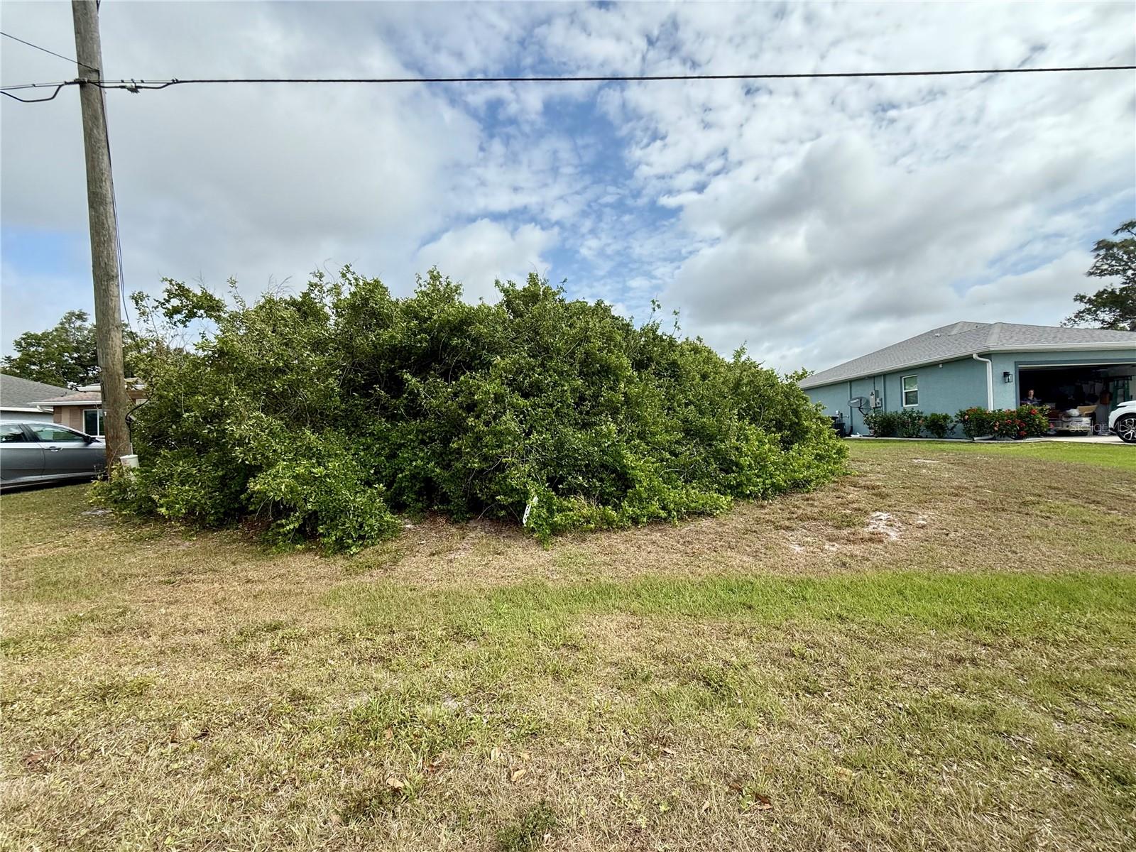 Very nice northern rear exposure lot on a canal in a quiet area with new construction in a fast developing area.