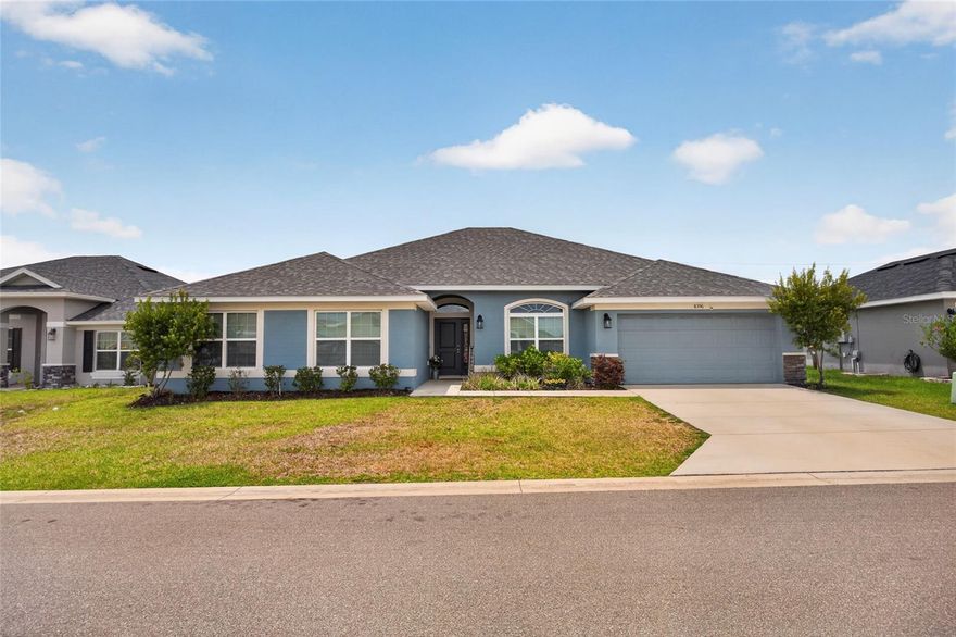 Welcome to your dream home in the highly desirable Brookhaven community—right in the heart of Ocala! Built in 2022, this stunning 4-bedroom, 3-bathroom home offers an impressive 3,000 square feet of thoughtfully designed living space, blending modern upgrades with everyday comfort.

Step inside and be greeted by beautiful tile flooring throughout the main living areas, with cozy carpet in the bedrooms for that perfect touch of warmth. This home comes fully loaded with upgrades, including stylish ceiling fans, elegant granite countertops, and finishes that truly elevate the space.

The spacious primary suite is a true retreat, featuring tray ceilings, plenty of room to unwind, and a luxurious en-suite bathroom complete with a walk-in shower, soaking tub, dual sinks, private toilet room, and not one—but two—walk-in closets!

The heart of the home is the open and inviting kitchen, boasting a breakfast bar perfect for casual dining, along with an oversized walk-in pantry that offers all the storage you could need. The laundry room is equally impressive—large, functional, and designed to make everyday living easier.

Step outside to enjoy a generously sized back patio overlooking a fully fenced vinyl privacy backyard—ideal for entertaining, relaxing, or letting pets roam freely.

And let’s not forget the garage! Thoughtfully upgraded with additional electrical outlets, built-in storage shelving, and a fully decked attic, giving you even more space and functionality.

Located close to shopping, dining, and everything Ocala has to offer, this home truly checks all the boxes. Don’t miss your opportunity to own this move-in ready gem—schedule your showing today!