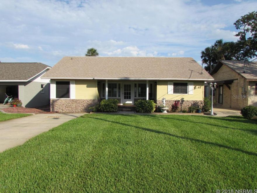 Step into your personal piece of paradise. Charming waterfront pool home on Rose Bay. This is one of the few lots on Bayshore Drive with access to the intracoastal. Boat lift and pool are ready for your enjoyment. The pool was recently resurfaced. Brand new roof and bathroom showers in 2017. House has two hot water heaters. Never waste water again waiting for it to get warm. New carpet in the master bedroom. Beautiful hardwood floors in living area with a large bay window emphasizing the direct waterfront view. The two car garage is located across the street. Property has been very will taken care of. Very quite neighborhood close to shopping and the beaches. ;Water: City