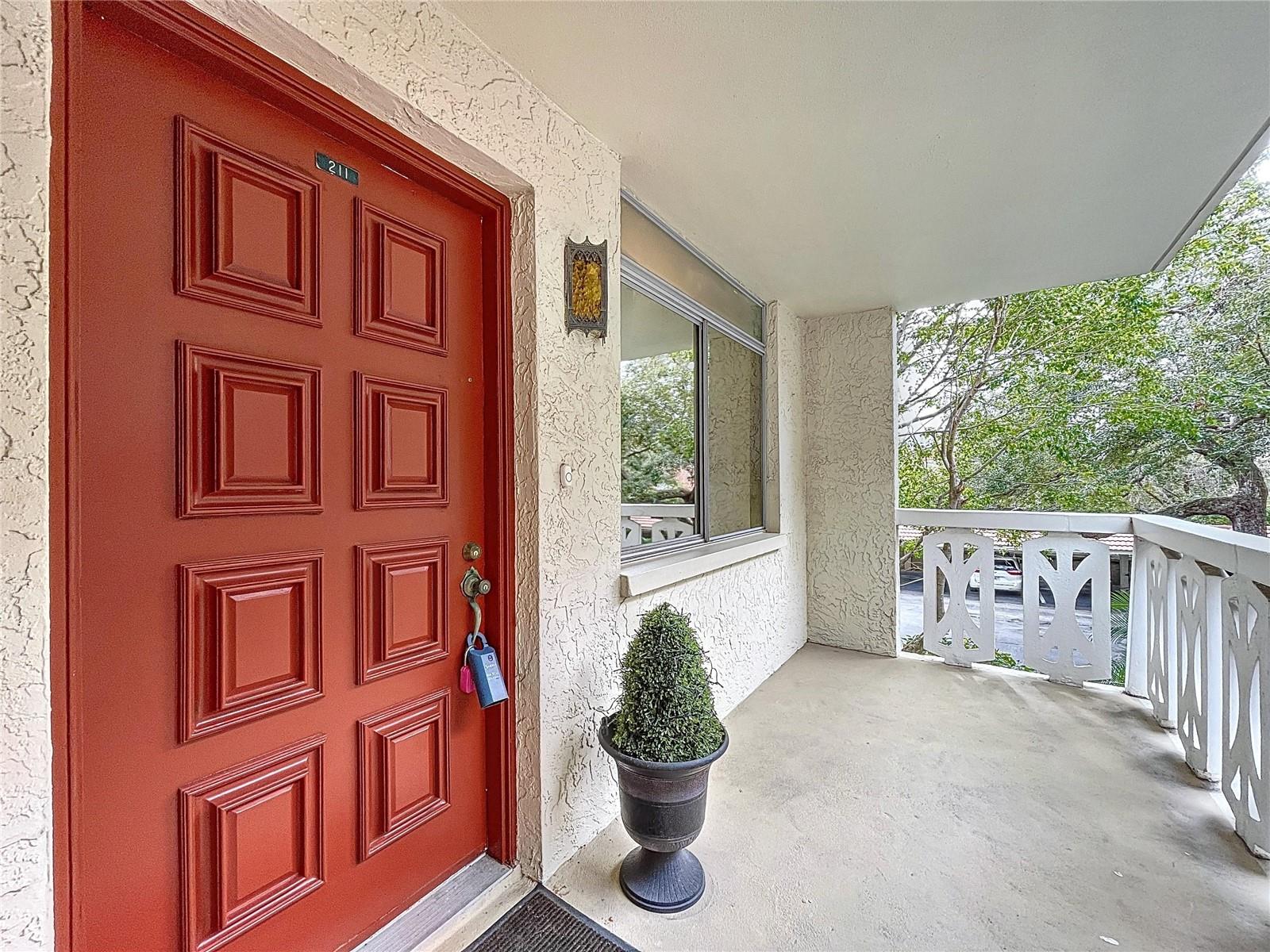 Discover this delightful, impeccably maintained end unit, ready to become your personal haven! Flooded with natural light and nestled in an ideal location, this gem offers a unique blend of charm and convenience. The spacious living room boasts 2 expansive, COVERED PATIOS with floor-to-ceiling sliding glass doors that frame stunning views of the beautifully manicured grounds. This peaceful 55+ community is both friendly and sought-after, featuring an elevator for easy access. Your new home includes a reserved covered parking space with plenty of guest parking available. Inside, you’ll find a thoughtfully designed floor plan with a generous living and dining room combination, TILE IN BATHROOMS, HARDWOOD FLOORING, NO carpet, and tasteful updates. The oversized master bedroom features two walls of closet space, offering ample storage. The kitchen is GORGEOUS with GRANITE COUNTERS, CHANDELIER, built-in trash, above mount microwave, and the added convenience of an IN-UNIT WASHER AND DRYER. The over-sized second bedroom offers a walk-in cedar-lined closet. Plus, there’s an extra storage unit exclusively for your use within the building. Enjoy a wide range of amenities, including a community center, a spacious fitness area, a newly resurfaced heated swimming pool, shuffleboard courts, and billiards, all set in a serene, park-like setting. Ideally located near Clearwater Mall, you’ll be just minutes from restaurants, major retail stores, banks, and The Phillies Spring Training field. Plus, you’re a short drive from Florida’s award-winning beaches, the Courtney Campbell Causeway, scenic biking and walking trails, Tampa International Airport, St. Pete/Clearwater Airport, and major highways.