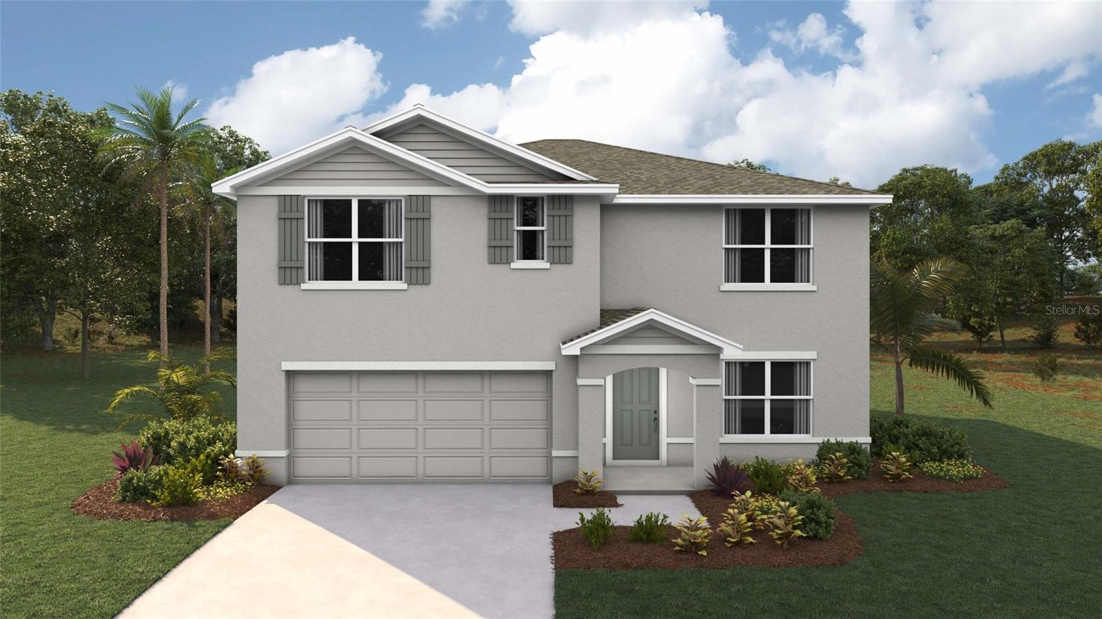 One or more photo(s) has been virtually staged. Under Construction. Elevate your lifestyle in this two-story home boasting 5 bedrooms and 3 bathrooms. The thoughtful design provides a perfect balance of functionality and style. The kitchen boasts a center island and stainless-steel range, microwave, and built-in dishwasher. The well-designed layout provides privacy with 5 bedrooms, while the 3 bathrooms showcase modern amenities. The primary bedroom has an ensuite bathroom and walk-in closets. The laundry room comes complete with a washer and dryer hook up. With ample room for entertaining, welcome to a home where each story unfolds to reveal the perfect blend of architectural elegance and practical living spaces. The state-of-the-art technology enhances convenience within the home. Pictures, photographs, colors, features, and sizes are for illustration purposes only and will vary from the homes as built. Home and community information including pricing, included features, terms, availability and amenities are subject to change and prior sale at any time without notice or obligation. CRC057592.