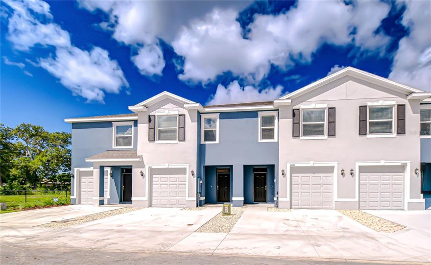 MOVE-IN READY, BRAND NEW Luxury Townhome just 5 minutes from Indian Rocks BEACH! Be the first to enjoy this modern, low-maintenance home, conveniently located within walking distance of the Botanical Gardens and nature trails. The open-concept design includes a spacious family room and a gourmet kitchen with a large island and all new stainless-steel appliances, washer/dryer are included. All three bedrooms and the laundry room are upstairs for convenience, and the Primary Bath features dual sinks and a sleek frameless shower door. Enjoy the outdoors on your private, screened, and covered lanai. Built with premium, energy-efficient features like solid concrete block on both floors and hurricane shutters, this home offers comfort and peace of mind near all major Tampa Bay attractions. Flexible lease terms are available (minimum 7-month lease at a premium).
