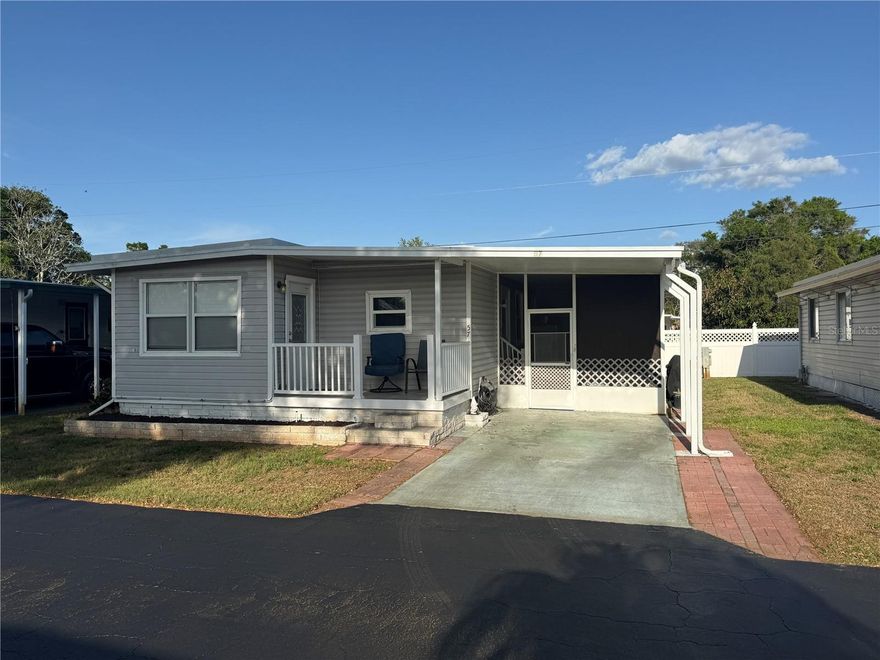 Resident Owned Community Charming Remodeled Mobile Home for Sale in Club Chalet Community Discover your perfect retreat in this beautifully remodeled 2-bedroom, 1.5-bath mobile home, located in the desirable Club Chalet community. With the beach, restaurants, and shopping just a stone’s throw away, convenience meets comfort in this inviting space. Enjoy the elegance of crown molding throughout, complemented by newly resurfaced walls and modern flooring. The kitchen features all-new appliances and a sleek granite countertop, making it ideal for both cooking and entertaining. The home includes two spacious bedrooms and a well-appointed bathroom, ensuring ample space for relaxation. The front porch has been updated with new tile and railings, perfect for enjoying warm evenings. Carport Enhanced with bumped-out railings for added convenience. The air conditioning unit is less than three years old, ensuring year-round comfort. Low monthly maintenance fees cover water, sewer, trash, cable, internet, pool, and lawn care. The Club Chalet community enhances your lifestyle with a beautiful pool and a welcoming atmosphere. This home is partially furnished, making it easy to settle in and start enjoying your new life. Don’t miss out on this fantastic opportunity to own a piece of paradise! Schedule your showing today!