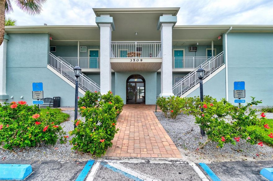 Great investment property with gorgeous views of beautiful New Smyrna Beach! This first floor condo has a hearty rental history as well as future bookings into 2024.  This complex is unique as monthly condo dues include cable, internet, electric AND water – so you are covered!  As you enter, you will find a completely remodeled condo including new flooring throughout, new kitchen with granite counter tops, white textured stone backsplash, new cabinets and new appliances. Bathroom has been remodeled with new tile shower, vanity and shiplap accent wall.  Even the water heater and AC have been replaced! Relax and enjoy the ocean breezes on your paver-stone patio!  Amenities include heated swimming pool, kiddie pool, 2 BBQ grills and secured ocean access. Conveniently located close to restaurants, shopping and the 27th Avenue playground that has covered picnic tables, restrooms, showers, racquet ball and basketball courts! ;LocationDescription: Condo ;Water: City