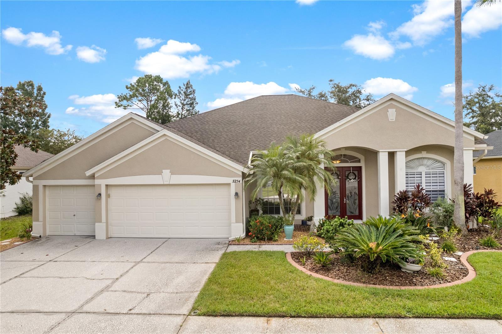 Welcome to 5234 Silver Charm, a stunning home located in the highly desired gated section of Lexington Oaks in Wesley Chapel. Perfectly positioned on the 15th hole, this property offers peaceful golf course views and the ultimate blend of privacy, comfort, and convenience. Just steps away, you can walk to the community clubhouse and enjoy all of the neighborhood amenities, and right at the entrance of Lexington Oaks, you’ll soon have access to The Hub at Lexington, bringing exciting new shopping and dining to your doorstep. This is more than a home—it’s a lifestyle.
Inside, you’ll fall in love with the remodeled kitchen, featuring upgraded cabinetry, generous counter space, and a rare gas stove—a true cook’s dream. Whether you love to entertain or prepare cozy family dinners, this kitchen is designed to impress. The main living spaces are bright and open, enhanced by tinted windows that fill the rooms with natural light while providing extra privacy and energy efficiency. The flooring has been updated for a modern touch, and one of the bathrooms has been beautifully remodeled, adding both style and functionality.
Working from home or need a quiet retreat? The front office with plantation shutters is ideal for productivity and offers a sophisticated look. Upstairs, you’ll find a spacious bonus room, perfect as a media room, game room, playroom, or even a private guest retreat—the options are endless. The home’s design offers both flexibility and comfort, making it easy to adapt to your needs.
Step outside to the resurfaced pool deck, where you can relax with your morning coffee, host weekend barbecues, or simply take in the golf course views and Florida sunsets. It’s the perfect spot for entertaining friends and family or enjoying quiet evenings at home.
Major updates give you peace of mind, including a 2018 roof, two A/C units (2016 and 2017), and a brand-new hot water heater. These improvements mean less worry about big-ticket items, allowing you to focus on enjoying everything this home and community have to offer.
Living in Lexington Oaks means more than just owning a home—it means being part of a vibrant community. This golf community features a clubhouse, swimming pool, fitness center, playgrounds, walking trails, tennis and basketball courts, and of course, the championship golf course right in your backyard. With its prime Wesley Chapel location, you’ll have quick access to I-75, top-rated schools, The Grove, Tampa Premium Outlets, Wiregrass Mall, AdventHealth Center Ice, and the area’s best restaurants, shops, and entertainment options.
If you’ve been searching for a home that combines modern updates, thoughtful design, and a location that can’t be beat, 5324 Silver Charm is it. From the remodeled kitchen and spacious bonus room to the golf course views and walkable community amenities, this home is the perfect blend of lifestyle and convenience. Don’t miss your chance to make it yours—schedule your private showing today!