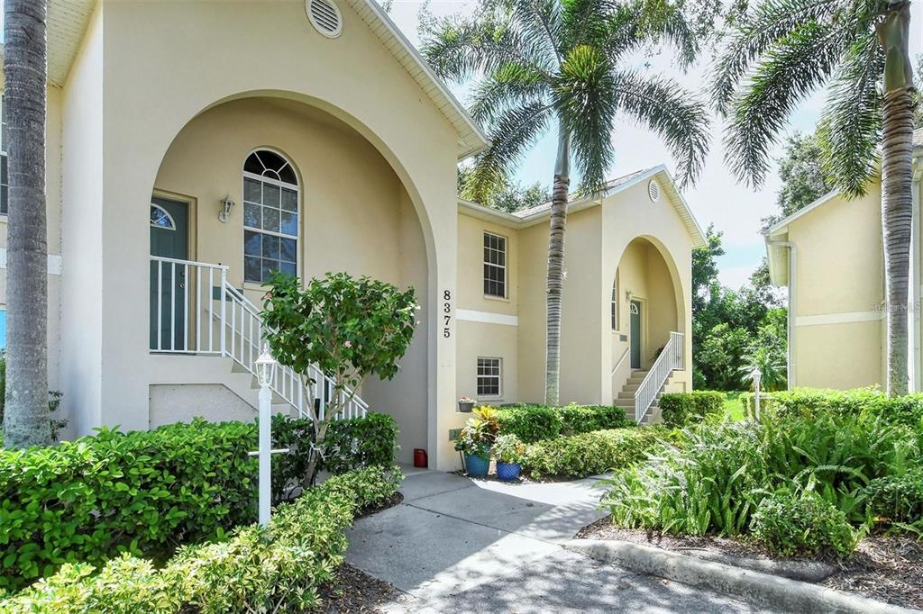 Sarasota, Palmer Ranch, Pinestone seasonal rental. This first floor all tiled unit is tucked in a quite corner of this gated Pinestone community. All new furnishing have been bought for this unit for a seasonal tenant to enjoy. Very private back screened lanai to enjoy with flower garden and trees. The complex is very close to the famous biking or walking Legacy Trail with all kinds of nature wildlife to explore. World know Siesta Key Beach is just a few minute drive to also explore and endure the sunny white sandy beach. This community offers tenant lots of activities to do. Quick work out in the fitness center, Swim is the large heated lap pool, grill with friends pool side, play a little round robin tennis match, Play a quick game of pig at the basketball court or just relax in the hot tub or at the fire pit. Open for off season rental at $2350. a month. Still open for 2026 prime season at $4000 a month