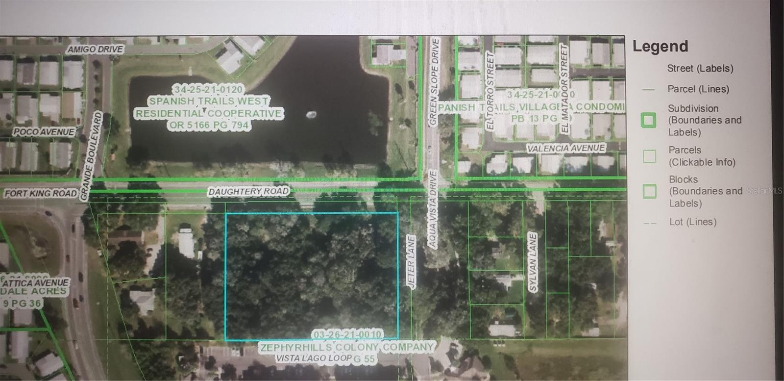 ZEPHYRHILLS COLONY COMPANY LANDS - Land