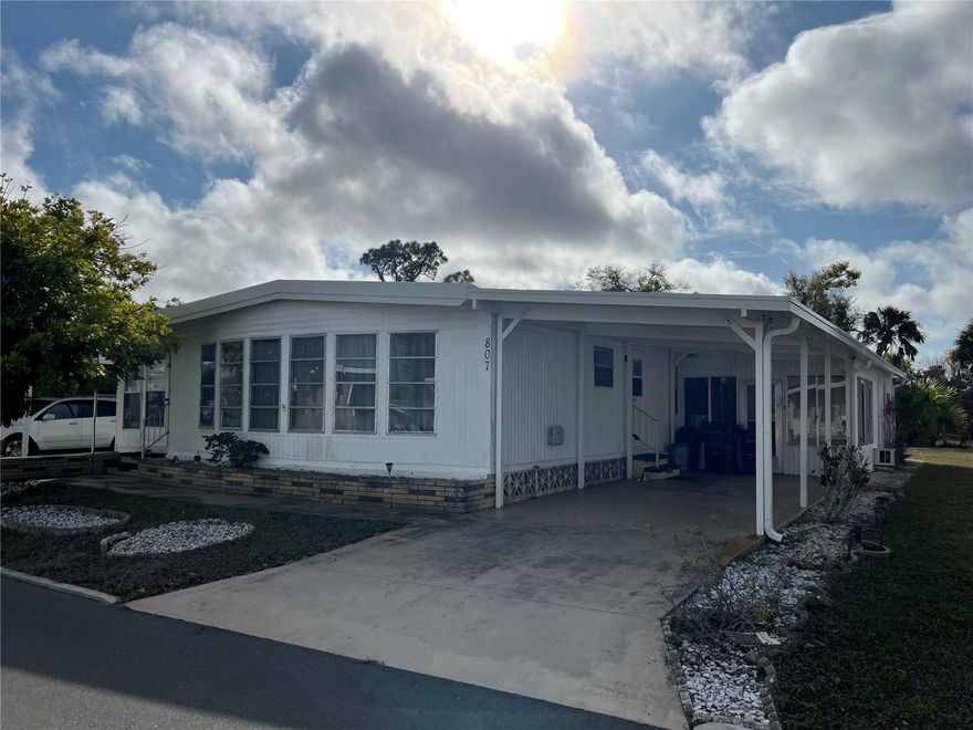 AC in 2019, New carport, newer home roof 2021, Replumbed water supply,  Needs a bit of TLC, Huge storage with extended sheds, A private rear yard give a perfect place for a patio,  a great value with a few odds and ends to get it done.
Venice Isle is the premier resident owned over 55 Mobile home Park in Venice. There are close to 1000 homes with the most active residents. There is always something going on for you to do. We have many Park gatherings and first rate shows on site. The Park has every amenity you can imagine. Come take a walk through both of our 2 clubhouses and make yourself at home. The Park has 2 tennis courts, a fitness center, 2 heated pools, 2 hot tubs, saunas, putting greens, shuffleboard, Bocce ball, miniature golf, art rooms, pool room, TV lounges, card rooms, library, horseshoes, ceramic kilns, 2 huge ballrooms, Sunday services and much more!