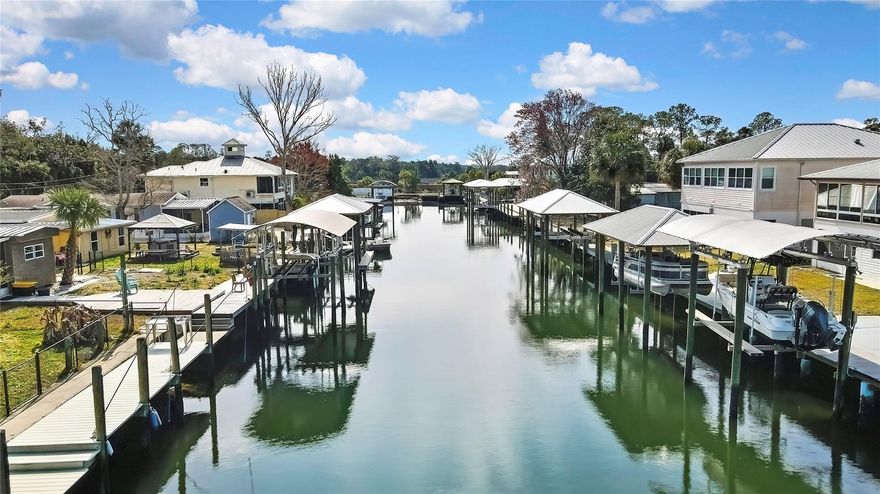 DEEP WATER CANAL!!  Cleared lot. Ready for you to build that perfect dream home with a Covered boat Lift and a Tile Top Propane Gas Grill Island in Stainless Steel, ready to cook up those fresh catches! Walkable community. Enjoy a morning bike ride or kayak down the river.
 Located just minutes away from the stunning Crystal River. Montezuma Waters is a close-knit community where neighbors become friends. Enjoy boating, kayaking, fishing, and manatee watching. Enjoy the wildlife with nearby parks and preserves offering hiking trails and opportunities for wildlife observation. Or enjoy the birds and aquatic wildlife right from your dock.
Calling all builders to introduce themselves to this waterfront community.
New city water lines and new city sewer!