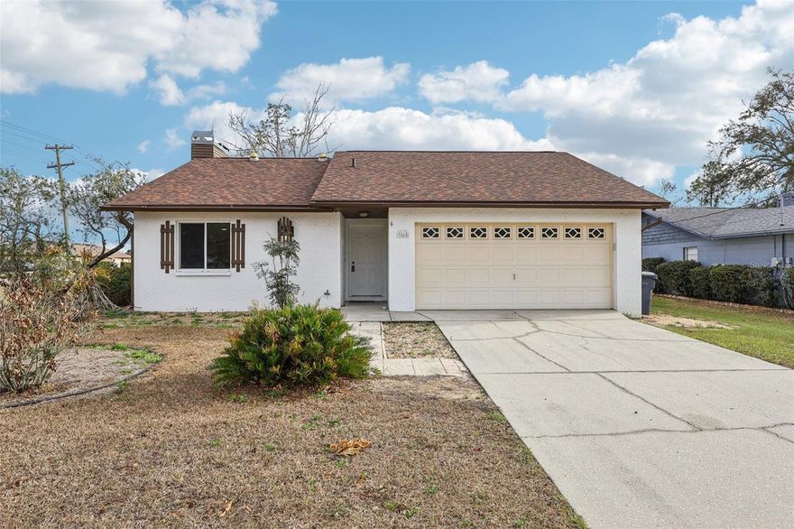 Don’t miss this fantastic opportunity! This 3-bedroom, 2-bath home sits on a desirable corner lot and features a 2-car garage and a private pool, perfect for enjoying the Florida lifestyle. Inside, you’ll find a spacious layout with a bright sunroom ideal for relaxing or entertaining, plus a built-in bar area that’s perfect for hosting friends and family. With great bones and plenty of potential, this home is ready for your personal touches to make it truly shine. The pool area and extra outdoor space is the perfect setting for gatherings, barbecues, and year-round enjoyment. A great opportunity to create your dream home—schedule your showing today!