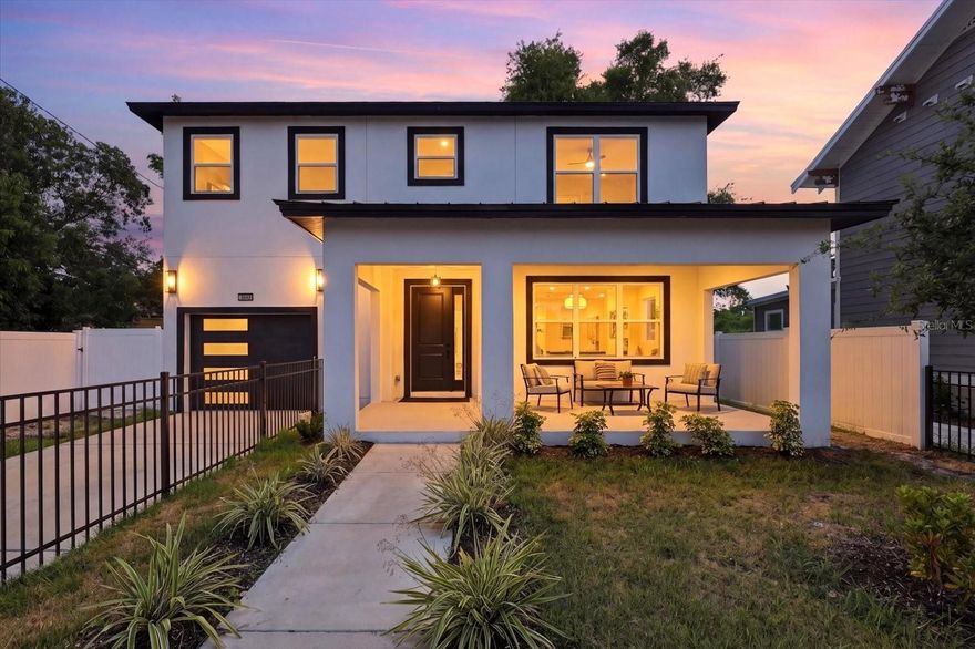 Brand new construction, just completed! This spectacular energy efficient home in the heart of St. Petersburg, walking distance to Central Ave and Downtown, offers a perfect blend of contemporary elegance and sustainable living. Designed for modern comfort, this two-story residence features an open, light-filled layout with luxury vinyl plank flooring in the main living areas and soft carpeting in the bedrooms for added warmth.

The kitchen is a centerpiece of thoughtful design, equipped with quartz countertops, stainless steel appliances, and solid wood cabinets—ideal for both everyday meals and entertaining. The spacious living and dining area flows effortlessly, bathed in natural light, creating an inviting atmosphere. Practical touches include a convenient second-floor laundry room and direct access from the kitchen to the year and attached one-car garage.

Upstairs, the primary suite provides a peaceful retreat, complete with an elegant en suite bathroom and a generous walk-in closet. Located less than two miles from downtown St. Petersburg and the tranquil waterfront of Lassing Park, this home combines urban convenience with coastal charm. Walk to the Trop for a Rays game! Picture relaxing on the front porch or exploring the vibrant city just moments from your door. This area is changing fast and this home is an investors dream, get in early before prices soar higher!

Built with Structurally Insulated Panels (SIPs), this home prioritizes energy efficiency, durability, and environmental responsibility. SIP construction ensures superior insulation, reducing energy costs while maintaining consistent indoor temperatures. The panels also enhance structural strength, minimize construction waste, and improve indoor air quality with better airtightness and ventilation. For those interested in sustainable building, SIPs offer a forward-thinking choice that balances performance and eco-conscious living.

This is a rare opportunity to own a brand-new home crafted with precision in a prime location. To learn more about the benefits of SIP construction, visit: https://structall.com/pages/snap-n-lock