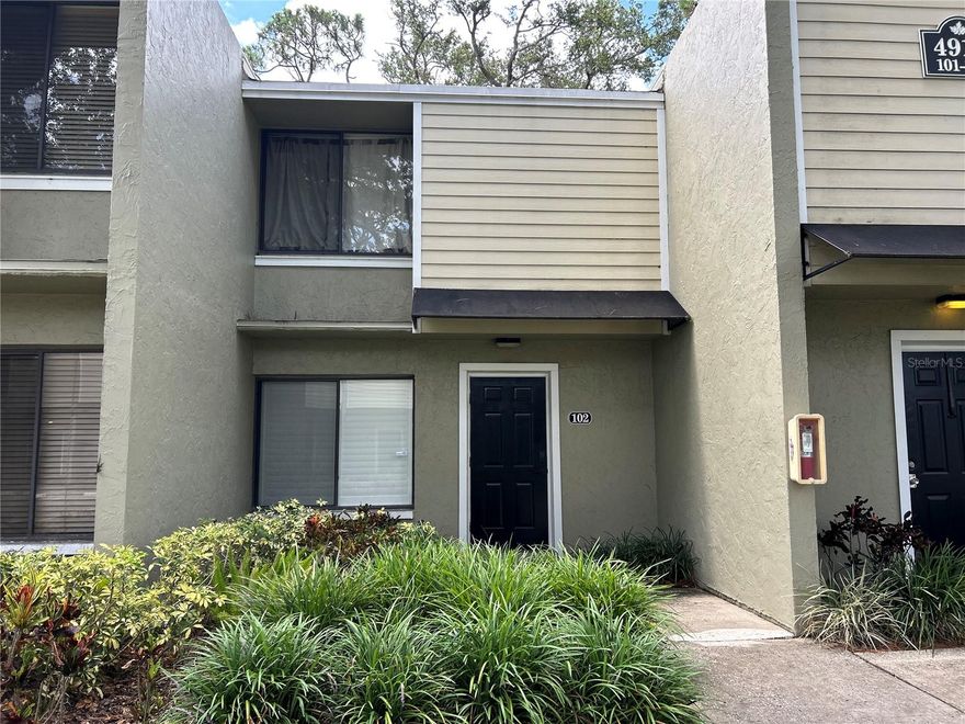 Welcome to the gated community of Grand Oaks! This 2BR/1.5BA is being offered furnished or unfurnished. Both bedrooms are upstairs along with a full bathroom with a tub/shower combo.  Downstairs is the dining room, kitchen, half bath, and living room. Screened in patio. Fenced in area out back perfect for your pet. Community pool. Fantastic location close to IMG, The State College of Florida, about a 15 minute ride to Anna Maria Island, easy commute to Sarasota.  Min 620 credit score required. Call today for a showing.