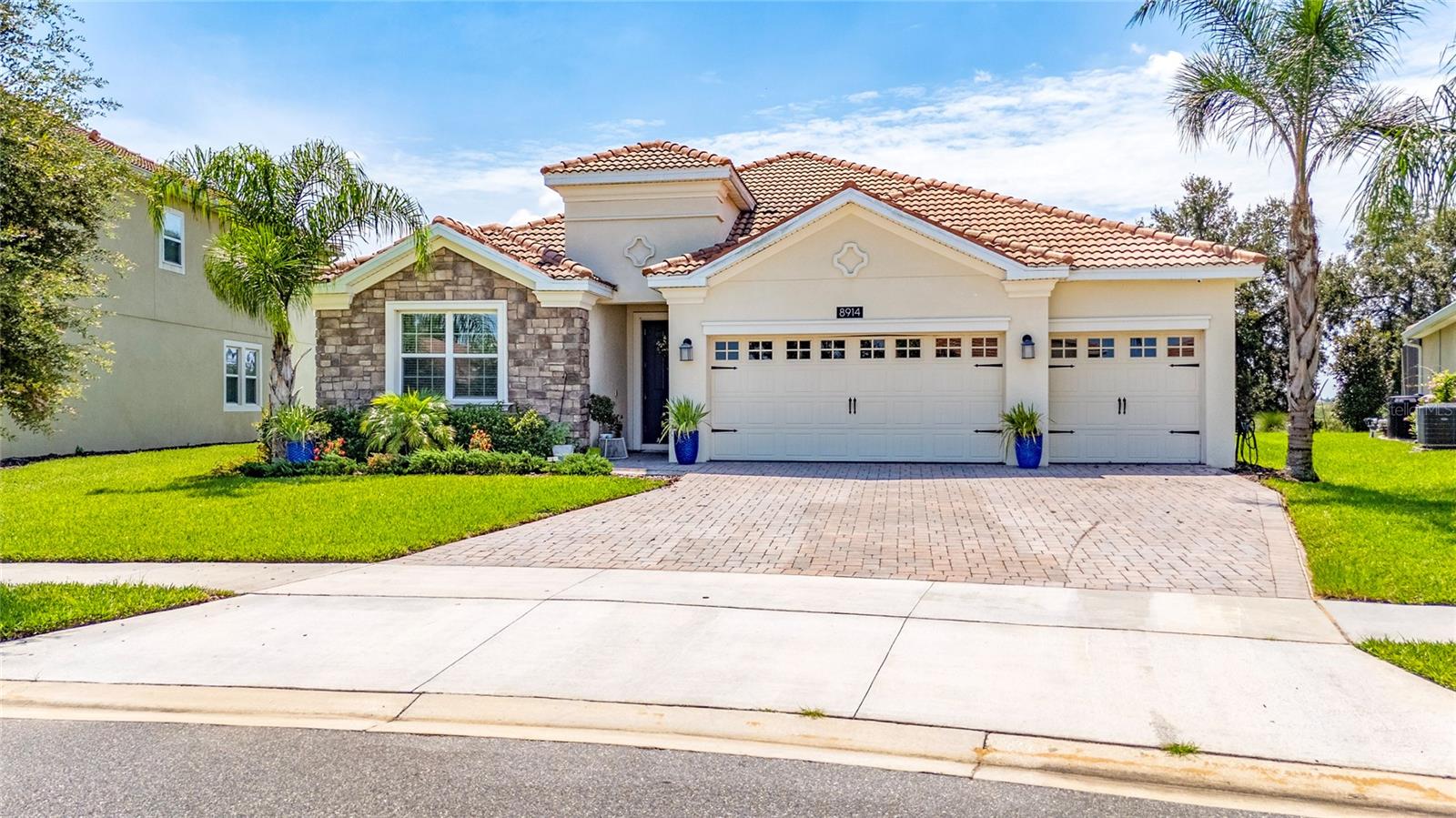 Experience luxury and fun in ChampionsGate, one of the most exclusive and sought-after communities in Orlando, FL, renowned for its safe environment, world-class golf courses, and resort-style amenities. This stunning 4-bedroom, 3-bathroom home, built in 2021 with 2,571 sq. ft. of living space, features a gourmet kitchen, high ceilings, open-concept living, and spa-style master suite, perfect for relaxing and entertaining.
Enjoy true Florida living in the fenced backyard and covered patio, ideal for gatherings or outdoor leisure.
Homeowners have access to top-tier amenities, including 4 pools, lazy river, water slide retreat with splash area, sauna, game room, 24/7 gym, and tennis, basketball, and soccer courts.
Strategically located just 10–15 minutes from Walt Disney World and Orlando’s major attractions, this property combines privacy, luxury, entertainment, and convenience, offering the ultimate Central Florida lifestyle.
