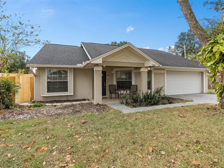 COMPLETELY REMODELED HOME IN SILVER RIDGE.  THIS 3 BED 2 BATH 1492 SF FENCED IN POOL HOME SITS ON A LARGE .31 ACRE LOT. THE ROOF WAS REDONE IN 2018. THIS HOME HAS BEEN COMPLETELY REMODELED AND SCREAMS LUXURY!  THE HOUSE HAS BEN OUTFITTED WITH  LUXURY VINYL PLANK FLOORING THROUGHOUT THE HOME. THE BATHROOMS HAVE BEEN REDONE WITH GORGEOUS TILE AND FRAMELESS SHOWER GLASS DOORS. ONCE YOU STEP OVER THE THRESH HOLD YOU WILL SEE THE OPEN FLOOR PLAN AND AMAZING UPGRADES! FROM THE LARGE KITCHEN WITH GRANITE COUNTERTOPS AND STAINLESS STEEL APPLIANCES, TO THE CROWN MOLDING THROUGHOUT THE HOME. THE HOME WAS BEEN NEWLY PAINTED AND THE BASEBOARDS HAVE BEEN UPGRADED AS WELL. THE KITCHEN IN THE FAMILY ROOM HAS BEEN REDONE IN A GORGEOUS MODERN TILE. THE MASTER BEDROM IS LARGE AND OVERLOOKS THE SCREENED IN POOL AND HAS AN AMAZING MASTER BATHROOM RETREAT. BEAUTIFUL GRANITE COUNTERTOPS WITH DUAL UNDERMOUNT SINKS. AN ALL NEW TILED SHOWER WITH FRAMELESS GLASS SHOWER DOOR WILL WOW YOU. WALK OUTSIDE AND SEE THE LARGE SCREENED IN POOL AND MASSIVE NEWLY  FENCED IN BACKYARD. THIS HOME HAS IT ALL! COME SEE IT TODAY!