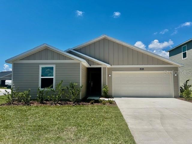 Brand New 4-Bedroom Home on a Corner Lot with a Private Backyard and Resort-Style Amenities! Be the first to live in this stunning new construction, single-story home located in Marion Ranch, offering 4 bedrooms, 2 bathrooms, and thoughtful upgrades throughout. This lovely home has an open concept with modern finishes and is perfect to live in both comfort and style! Situated on a premium corner lot, this home boasts an extended driveway and a fenced backyard with an oversized patio, perfect for entertaining or relaxing outdoors. Enjoy added privacy with no rear neighbors, creating a peaceful and open atmosphere right from your backyard. The home is northeast-facing, providing cooler mornings in the backyard and shaded afternoons in the front—ideal for outdoor playtime or lounging. Conveniently located near a resort-style amenity center set to open Fall 2025, including a pool, playground, tennis courts, splash pad, dog park, fitness center, and pickleball courts. Your family will thoroughly enjoy all that this community has to offer. This community offers a base internet package included in the monthly rent, as well as a shared community well for your yard irrigation. This home is conveniently located in close proximity to medical facilities, shopping, restaurants and major roadways. This home blends comfort, privacy, and community living in one of the area's most exciting new neighborhoods. Don't miss your chance to lease this incredible home! Don't wait, schedule your showing today! Please note, that amenity photos are projected, as construction is in progress.