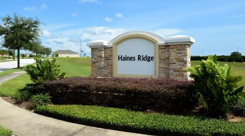 A home in HAINES CITY