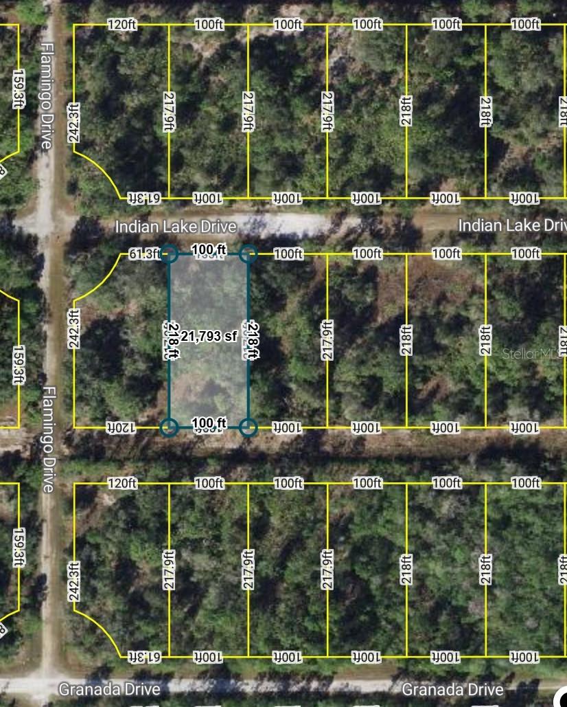 A half-acre lot in Indian Lake Estates, a golfing, fishing, and boating enclave in central Florida. If you want to experience the best of Florida living, here is the place to invest! Indian Lake Estates is approximately 20 miles east of Lake Wales. The hamlet surrounds Lake Walk In Water, a 7,500-acre lake that is nationally known for its fishing and is regarded as one of Florida's top bass lakes. The lake contains a beach, boat launch, marina, and Florida's longest freshwater fishing pier. Live the country life and enjoy the peace.