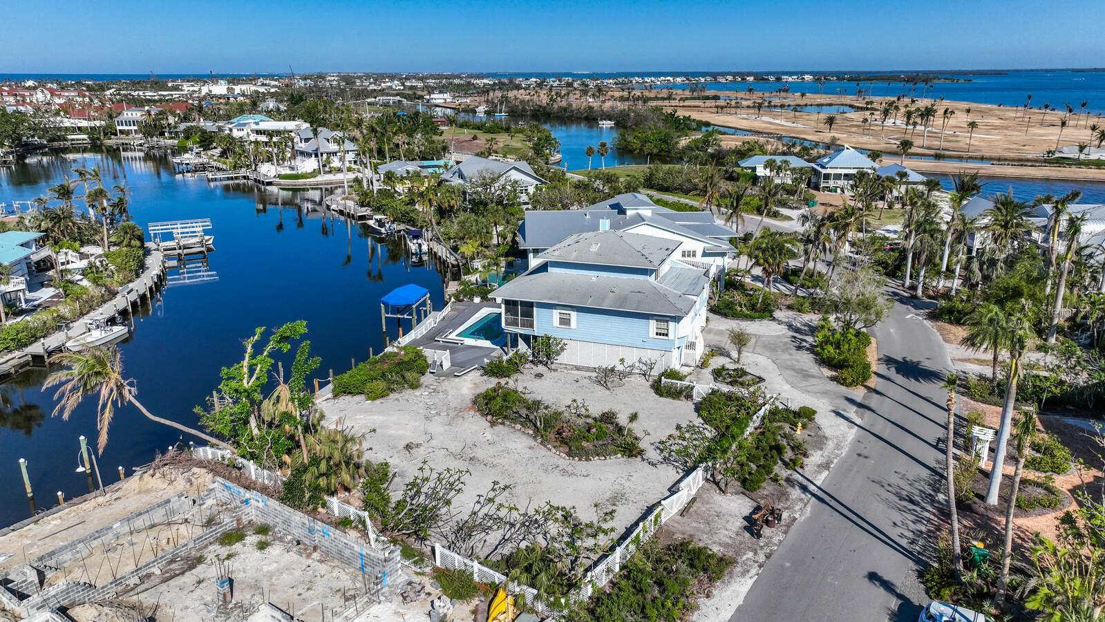 LOCATION, LOCATION, LOCATION! Build your dream home and keep your boat in the back yard in the Village! This is a rare opportunity to buy a vacant lot on Harbor Drive in the heart of the Village. Lot is on protected deep water in the Waterways district! No HOAs to deal with. See what old Boca Grande is all about!