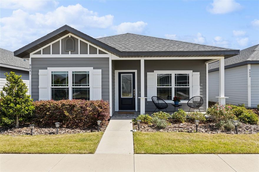 Welcome to your dream home in the sought after community of Lugano! The thoughtfully designed Messina model offers 1,710 square feet of luxury living space. Featuring three bedrooms, two bathrooms, and a flex room, offering versatility to accommodate your evolving needs. The open concept layout seamlessly blends the living room, dining area, and kitchen, making it perfect for entertaining guests or enjoying quality time with loved ones. The kitchen boasts quartz countertops, an elegant backsplash, under-cabinet lighting, and stainless steel appliances, while the outdoor lanai extends your living space for entertaining or relaxation. Front-yard landscaping maintenance included and electric services provided by Clay Electric. Enjoy community amenities such as the clubhouse, resort-style pool, splash pad, fitness center, tennis courts, basketball courts, dog park, and more, all while being conveniently located near Celebration Pointe, Haile Village, UF Health Shands, the University of Florida, and Santa Fe College. Don't miss your chance to make this extraordinary property your new home. Schedule a showing today and start living the life you've always dreamed of!

Pets welcome for $250 non-refundable deposit and an additional $35/month per pet. Up to two pets total. Max weight per pet is 50lbs and no aggressive breeds allowed.