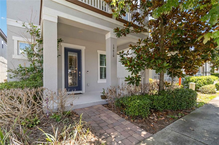 Welcome to this beautifully maintained 3-bedroom, 2.5-bath home located in the highly desirable Watermark community in Winter Garden! This home features a bright open-concept floor plan where the kitchen, dining, and living areas seamlessly flow together — perfect for entertaining and everyday living. Upstairs, you’ll find all three bedrooms, two full bathrooms, a convenient upstairs laundry room, and an additional flex space ideal for a playroom, office space, media room, or second family room. The spacious primary suite offers privacy, while the two secondary bedrooms share access to a charming private balcony overlooking the neighborhood. A downstairs half bath adds convenience for guests. Additional features include a 2-car garage, energy-efficient solar panels, and thoughtfully designed living spaces throughout. Enjoy an unbeatable location with Starbucks, Walgreens, restaurants, shopping, and everyday conveniences all in close proximity. For Disney lovers, Magic Kingdom is approximately 9 miles away and Disney Springs is about 12 miles away, making this an ideal primary residence, vacation home, or investment opportunity. Residents of Watermark enjoy resort-style amenities including a community pool, tennis courts, clubhouse, playground, fitness center, and scenic walking trails. This home offers the perfect combination of location, lifestyle, and modern Florida living!