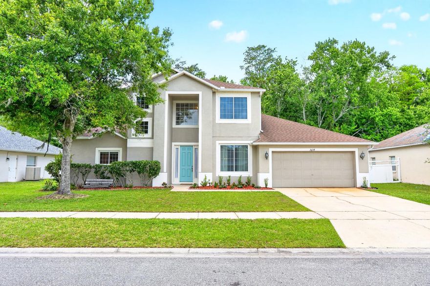 Seller may consider buyer concessions if made in an offer**Welcome to this beautifully maintained 2-story home in the GUARD-GATED community of Springlake Village in Kissimmee, where comfort, space, and a SERENE NATURAL SETTING come together across more than 2,300 SQUARE FEET of thoughtfully designed living space. Backing to peaceful conservation with NO REAR NEIGHBORS, this home offers both privacy and picturesque surroundings. From the moment you enter, you’ll notice GRACEFUL ARCHED DOORWAYS and an inviting layout that balances open living with defined spaces. At the front of the home, a VERSATILE FLEX SPACE is perfect for a home office, sitting room, dining room, or study. Just beyond, the separate Living Room offers TRANQUIL VIEWS of the backyard and patio, creating a relaxing place to unwind. The Kitchen is the heart of the home, featuring an ABUNDANCE OF CABINETRY, a closet pantry, and a breakfast bar, along with a SUNLIT BREAKFAST NOOK overlooking the backyard. The Kitchen flows seamlessly into a spacious Dining Room, also positioned to take advantage of the PEACEFUL OUTDOOR VIEWS—ideal for both everyday living and entertaining. The Primary Suite is conveniently located on the main floor, offering a PRIVATE RETREAT with large windows that fill the space with NATURAL LIGHT and provide CALMING VIEWS of the backyard. The SPACIOUS EN SUITE BATH is generously appointed with dual sinks, a garden tub, a step-in shower with built-in seating, and a private water closet, along with a WALK-IN CLOSET. A second FULL BATH and LAUNDRY ROOM with washer and dryer complete the first floor. Upstairs, you’ll find two additional bedrooms, each with WALK-IN CLOSETS, along with a THIRD FULL BATH, providing comfortable accommodations for family or guests. Outdoor living is just as inviting, with sliding glass doors from the breakfast nook leading to a COVERED, SCREENED PORCH, perfect for enjoying Florida’s year-round weather. Just beyond, a PAVER PATIO offers a wonderful space to relax or entertain, all while taking in the sights and sounds of the SURROUNDING CONSERVATION. This home has been thoughtfully updated with major improvements, including NEW WINDOWS and SLIDING GLASS DOORS (2020), NEW STAINLESS STEEL APPLIANCES (2020), a NEW HVAC SYSTEM (2019), and a NEW ROOF (2018)—providing both style and peace of mind. Residents of Springlake Village enjoy RESORT-STYLE AMENITIES included in the LOW HOA, such as two community pools, a clubhouse with arcade and rentable event space, tennis courts, sports fields, walking trails, a dog park, and multiple playgrounds, creating a vibrant and active lifestyle. IDEALLY LOCATED near Lake Nona, this home offers convenient access to TOP-RATED SCHOOLS, shopping, dining, and major employers, including the Lake Nona Medical City. You’re also just a short drive from ORLANDO INTERNATIONAL AIRPORT, as well as WORLD-FAMOUS ATTRACTIONS like Walt Disney World Resort and Universal Orlando Resort. With its spacious layout, thoughtful updates, and PEACEFUL NATURAL SETTING, this Springlake Village home provides the perfect combination of privacy, convenience, and resort-style living. Now is the time—don't miss your chance to call this Home!