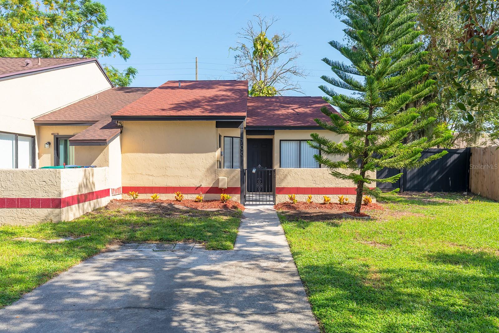 Welcome to this beautifully renovated 2-bedroom, 2-bathroom villa located at 706 Golden Sunshine Cir.
This move-in ready home offers peace of mind with a brand-new roof, brand new carrier AC system and brand new water heater. The property has been thoughtfully updated with a fully remodeled kitchen with white shaker cabinets carrera countertops and stainless steel appliances, new flooring throughout, and a completely renovated master bathroom. Fresh interior and exterior paint enhance the modern, bright atmosphere.
Enjoy the outdoors with a spacious backyard with a specious shed for storage, perfect for relaxation or entertaining. With all major updates completed, this villa provides both comfort and convenience in a desirable location.
The low HOA fee covers lawn care, a community pool, and exterior maintenance
perfect for first-time buyers, or investors. Situated just a stone’s throw from Colonial High School and centrally located so everything is at your fingertips — easy commuting with the 408, MCO, Waterford Lakes , UCF and only 20 minutes to Downtown Orlando — this property truly has it all, so schedule your private showing today!