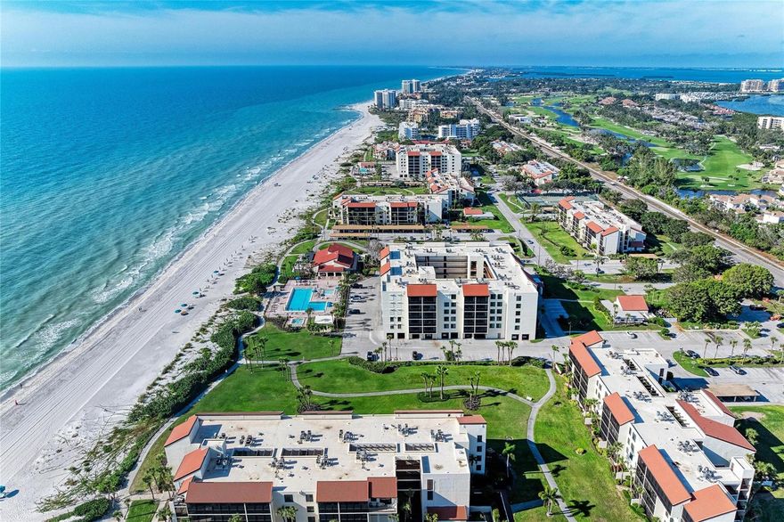 Experience beachfront living with a beautiful view in this coastal-style renovated condominium in the sought-after Seaplace community on Longboat Key. Ideally designed with an open floor plan, this residence is positioned to capture breathtaking views of the Gulf, offering stunning vistas of shimmering turquoise waters, its pristine sand beach and lush tropical landscaping. Selling furnished. This home features an updated and open kitchen with granite countertops and stainless steel appliances, creating an inviting space for cooking and entertaining. Both bedrooms are impressively spacious, and the primary suite has a generous walk-in closet and a lovely waterfront view. Enjoy your morning coffee or sunsets from the screened-in lanai, where the sweeping Gulf views serve as your daily backdrop. For added convenience, the condominium includes a separate storage unit ideal for bikes, beach gear and more. Residents of Seaplace enjoy one of the most desired settings on Longboat Key. Spanning 43 acres along the Gulf, this private, gated community offers a half mile of pristine beachfront with complimentary beach chairs and umbrellas. Resort-style amenities include two heated swimming pools, two spas, a kiddie pool and a playground. The recently remodeled clubhouse features a fitness center, sauna, library, large kitchen, enhanced audio/visual capabilities, and a spacious Gulf-front patio equipped with multiple grills. Additional amenities include three Har-Tru tennis courts and a scenic one-mile walking trail. Enjoy the best social community with gatherings at sunset and happy hour. Whether you’re seeking a tranquil coastal retreat or a vibrant, amenity-rich social community, this Seaplace condominium delivers the best of Longboat Key living.