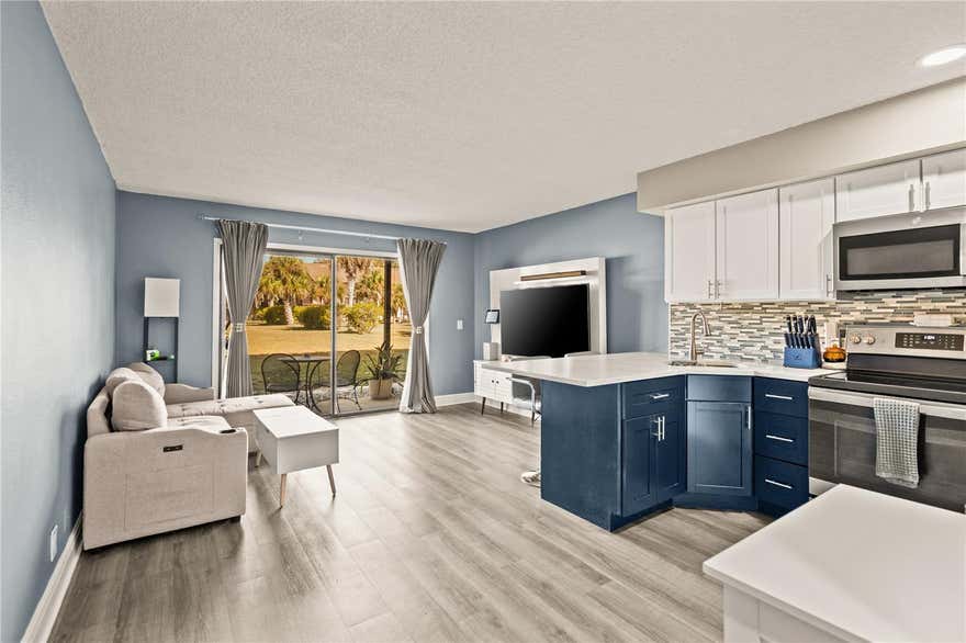 Affordable St. Augustine Condo! Welcome to Tennis Village at Ponce, one of St. Augustine’s most nostalgic condo communities, ideally located near the Intracoastal Waterway and just minutes to historic downtown, Vilano Beach, and Anastasia Island. This updated 1 bedroom, 1 bathroom ground-floor condo can be used as a primary residence, second home, or investment in a hard-to-find price range (30 day rentals allowed).

Unit 777 is move-in ready featuring a remodeled kitchen with solid porcelain countertops, white shaker cabinetry, soft-close drawers, stainless steel GE appliances, and a coastal-inspired tile backsplash. Additional upgrades include new vinyl flooring throughout, fresh interior paint, and a brand new 2025 HVAC system, all big-ticket improvements that add comfort and peace of mind.

The community is currently undergoing exterior improvements, with the HOA repainting buildings and replacing roofs in 2026, helping to maintain long-term value for years to come. Residents enjoy access to a community pool, tennis courts, and direct Intracoastal access that is perfect for kayaking, paddleboarding, or enjoying quiet mornings by the water.

With limited inventory at this price point, this condo stands out as one of the best values in St. Augustine for buyers seeking affordability, convenience, and low-maintenance living near the coast.