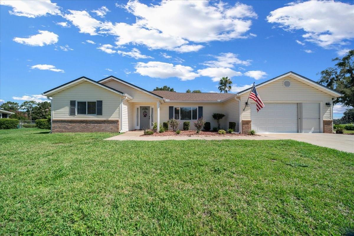 Welcome to this beautifully updated 2-bedroom, 2-bathroom home located in a highly sought-after gated 55+ community offering a vibrant, active lifestyle! This home has it all—from stylish finishes to thoughtful upgrades designed for comfort and convenience.Step into a spacious interior adorned with crown molding throughout, featuring a large kitchen with granite countertops, stainless steel appliances, plenty of cabinet space, and a sunlit breakfast nook. Both bathrooms are elegantly finished with granite surfaces and tile showers, including a full-size shower and mud tub in the inside laundry room, which also offers wall and floor cabinets plus countertop space. Enjoy year-round outdoor living with a saltwater pool, prescreened enclosure, new pool pump, exterior string lights, and a 3-year-old roof for added peace of mind. Additional highlights include a newer AC unit, irrigation system, sliding screen on the garage, gutters, a private mailbox, and a two-car garage. This golf cart-friendly community is packed with amenities including a community pool, tennis courts, fitness center, and over 52 social clubs to join. RV storage is available, and you’ll love the central location close to shopping, restaurants, medical facilities, the hospital, and nearby hiking and biking trails. Don’t miss this opportunity to live in comfort, style, and community—schedule your showing today!