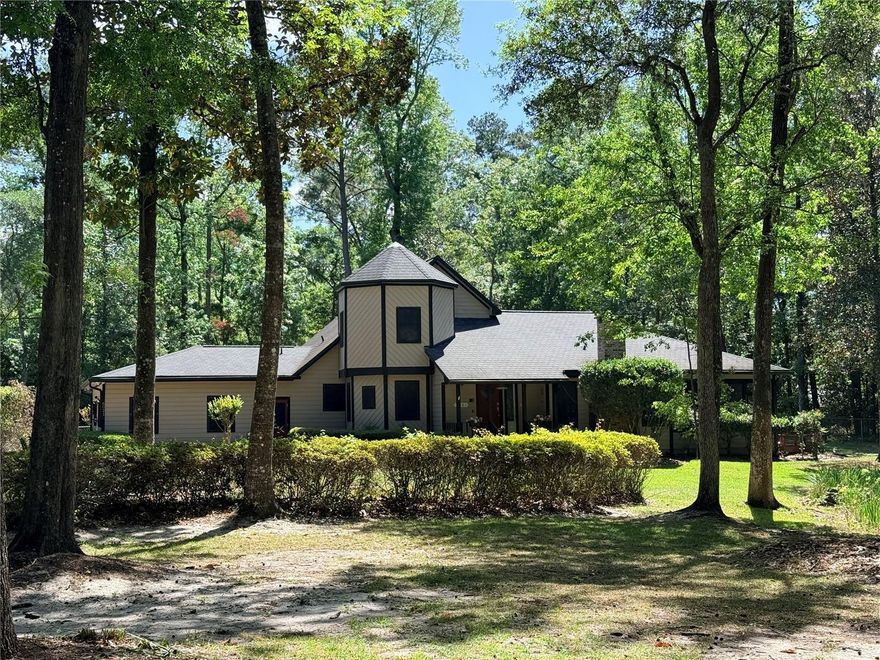 CALLING ALL INVESTORS! Now is the chance to own this well cared for home in NW Gainesville's Spring Forest subdivision off of Coveted Millhopper Road. This home boasts 4 bedrooms, 2.5 bathrooms and sits on 1.29 picturesque acres. This home features an exceptional floor plan perfect for todays family! Recent updates include newer HVAC units (3), 2019 (upgraded 50-year) architectural shingle roof, 2024 drain field, newer fencing, and a newer back deck. New french drain system installed for crawl space protection. Priced to sell reflecting subfloor damage from past french drain failure. See disclosures and reports.