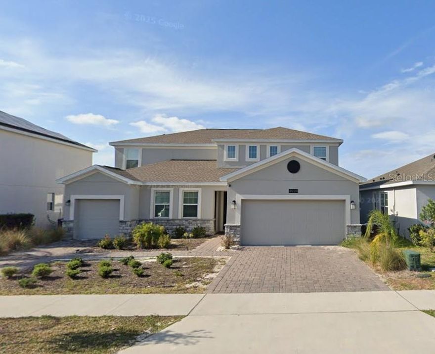 Beautifully crafted in 2023, this modern 6-bedroom, 4.5-bathroom home with a 3-car garage is located in the highly sought-after Hanover Lakes community—just minutes from Lake Nona, Medical City, and major highways. Designed with a Next-Gen floorplan, it offers exceptional flexibility for multi-generational living or extended stay guests.

This unique layout features two separate entrances. One side includes its own private living room, a kitchenette with dining area, a bedroom, a full bathroom, and a dedicated 1-car garage—making it the perfect setup for an in-law suite, guest suite, or even a private workspace. The main side of the home welcomes you into a bright, open-concept living and dining area that seamlessly connects to the gourmet kitchen, featuring stainless steel appliances, quartz countertops, a large center island, and ample storage. The primary suite provides a peaceful retreat with a spacious walk-in closet and a luxurious ensuite bathroom with dual vanities and a walk-in shower. You’ll find four additional bedrooms and a versatile loft ideal for a media room, playroom, or home office.

Experience true Florida living in Hanover Lakes—a waterfront community where boating, fishing, and nature become part of your everyday lifestyle. Residents enjoy exclusive amenities including a private community boat dock and lift with access to the Chain of Lakes, a resort-style pool, splash park, cabana, and scenic walking trails.

With energy-efficient solar panels already installed—and the solar fee conveniently included in the rent—this home brings you modern living with added savings. A perfect combination of comfort, convenience, and recreation in one of Central Florida’s most desirable locations!