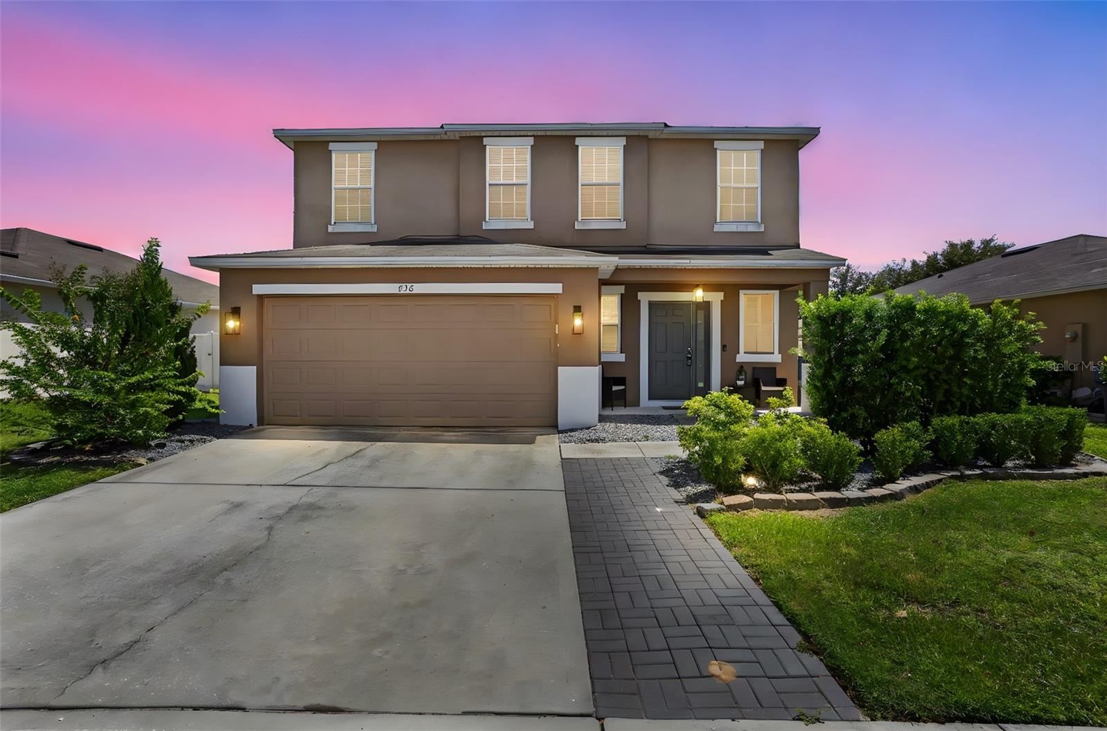 Welcome to 726 Black Eagle Drive! This spacious 4 BED, 2/1 BATH home offers a bright and open two story floor plan with UPDATED FLOORING and NO CARPET, featuring LVP throughout for a modern, low-maintenance lifestyle. The main living area is highlighted by a modern electric fireplace, updated lighting, and seamless flow into the kitchen and dining spaces, perfect for entertaining. All bedrooms are located upstairs, including a spacious primary suite with a LARGE WALK-IN CLOSET, while the UPSTAIRS LAUNDRY ROOM provides added convenience. Enjoy Florida living year-round from the SCREENED-IN LANAI overlooking the FULLY FENCED OVERSIZED BACKYARD with plenty of room to play or relax. Located in the desirable Eagle Pointe, this community provides a dog park, playground and sidewalks, residents also benefit from a LOW HOA and NO CDD. Surrounded by NEW DEVELOPMENT in a rapidly GROWING AREA with EASY HIGHWAY ACCESS to Orlando, theme parks, and nearby lakes, this property is ideal for both homeowners and investors. BONUS OPPORTUNITY!! A TENANT IS ALREADY IN PLACE, offering an immediate INCOME-PRODUCING OPPORTUNITY if desired.