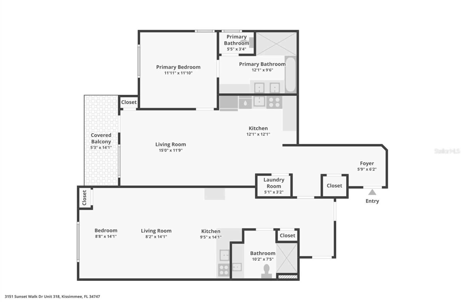 SUNSET WALK HOTEL CONDO PH 1 - Residential