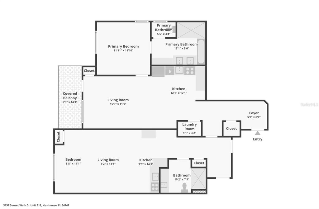 Photo of 3151 Sunset Walk Drive #318, Kissimmee, FL 34747 (MLS # O6363906)